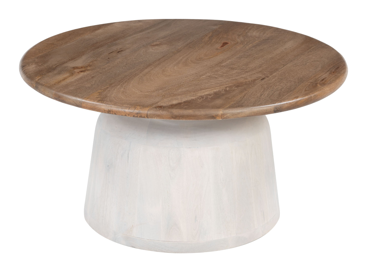 Goblet Coffee Table Brown & White style shot 1