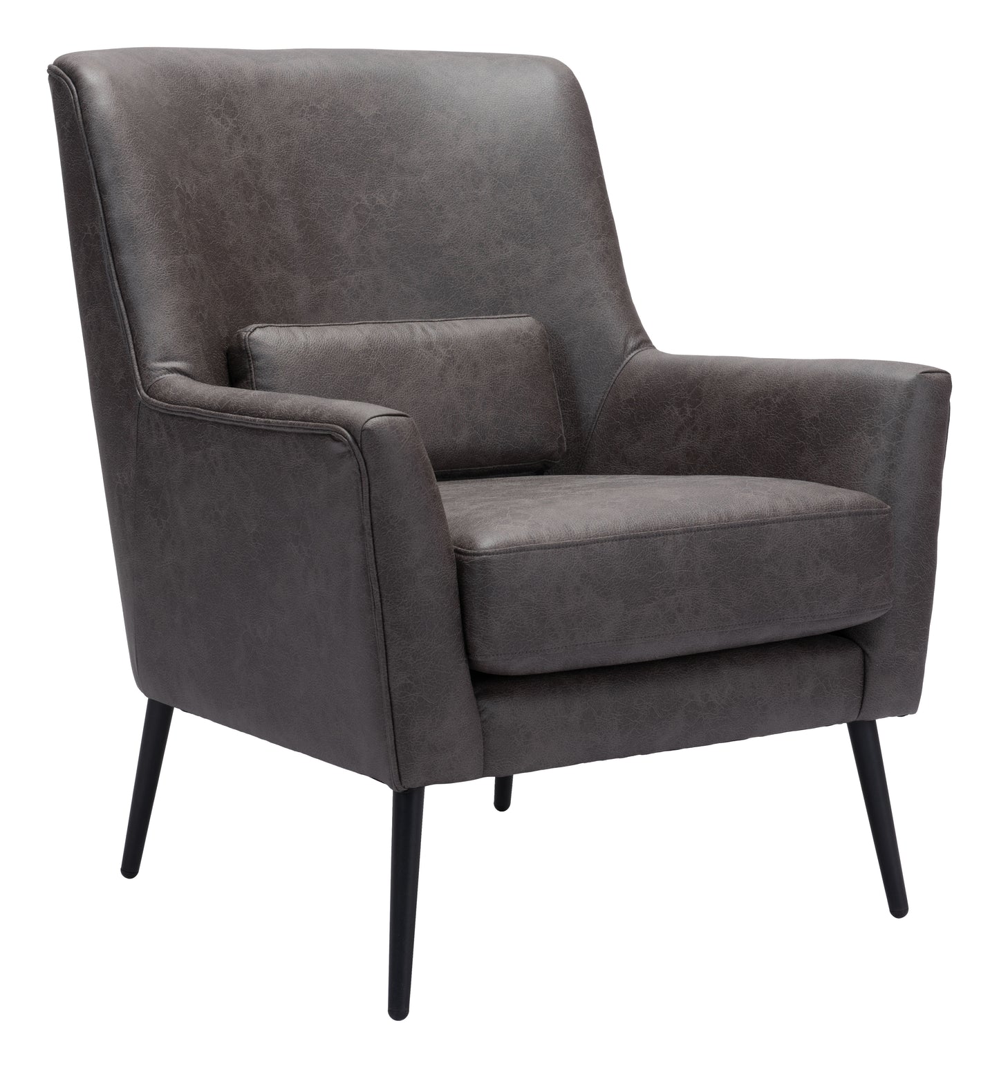 Ontario Accent Chair Vintage Black style shot 1
