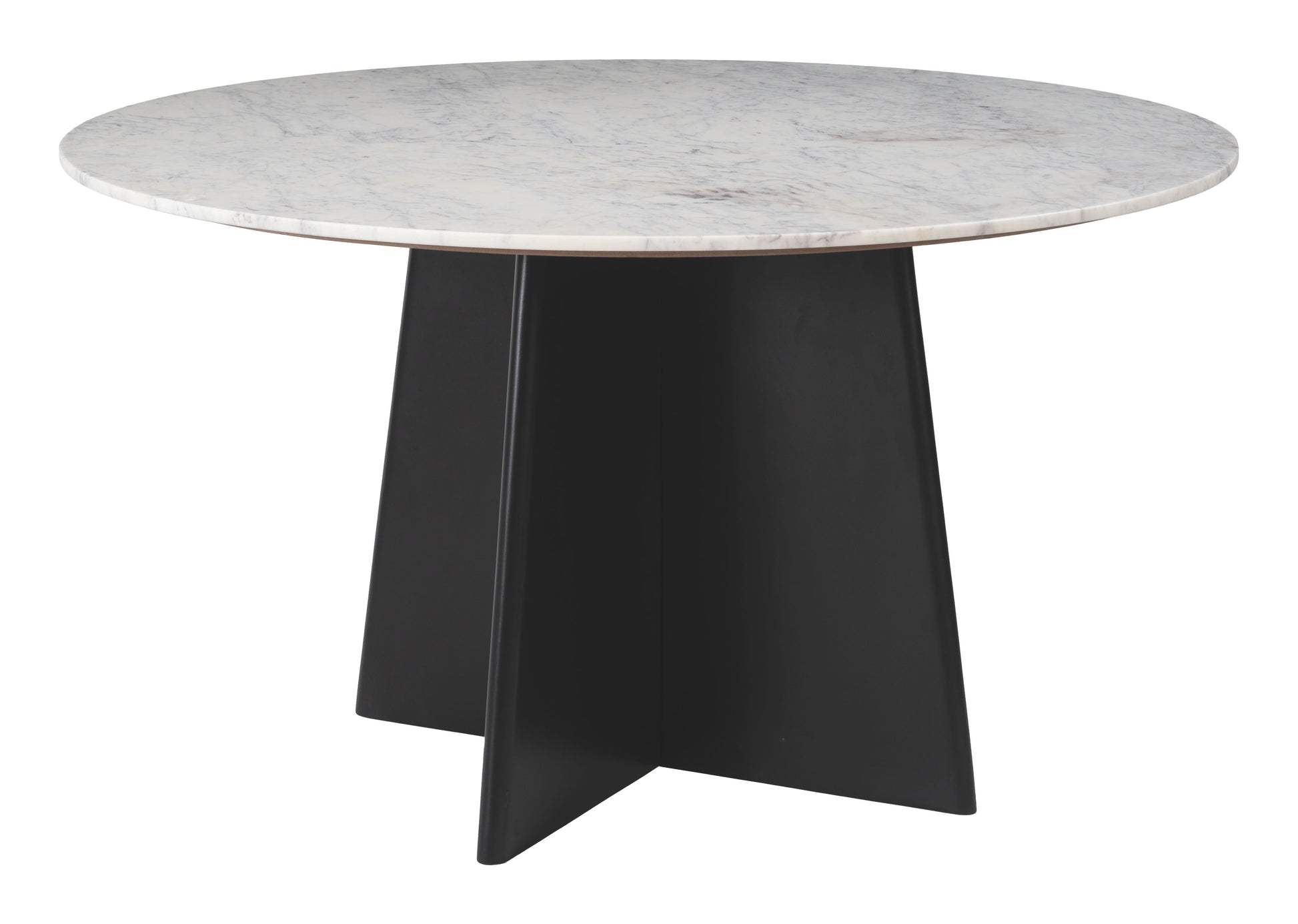 Strela Dining Table White & Black style shot 1