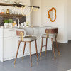 Brew Barstool Beige & Walnut style shot 1