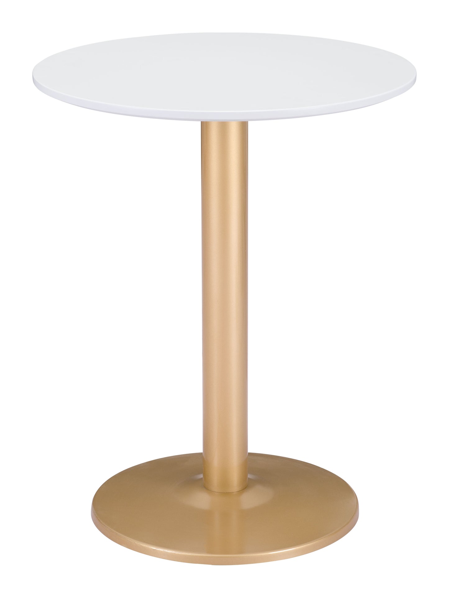 Alto Bistro Table White & Gold style shot 2