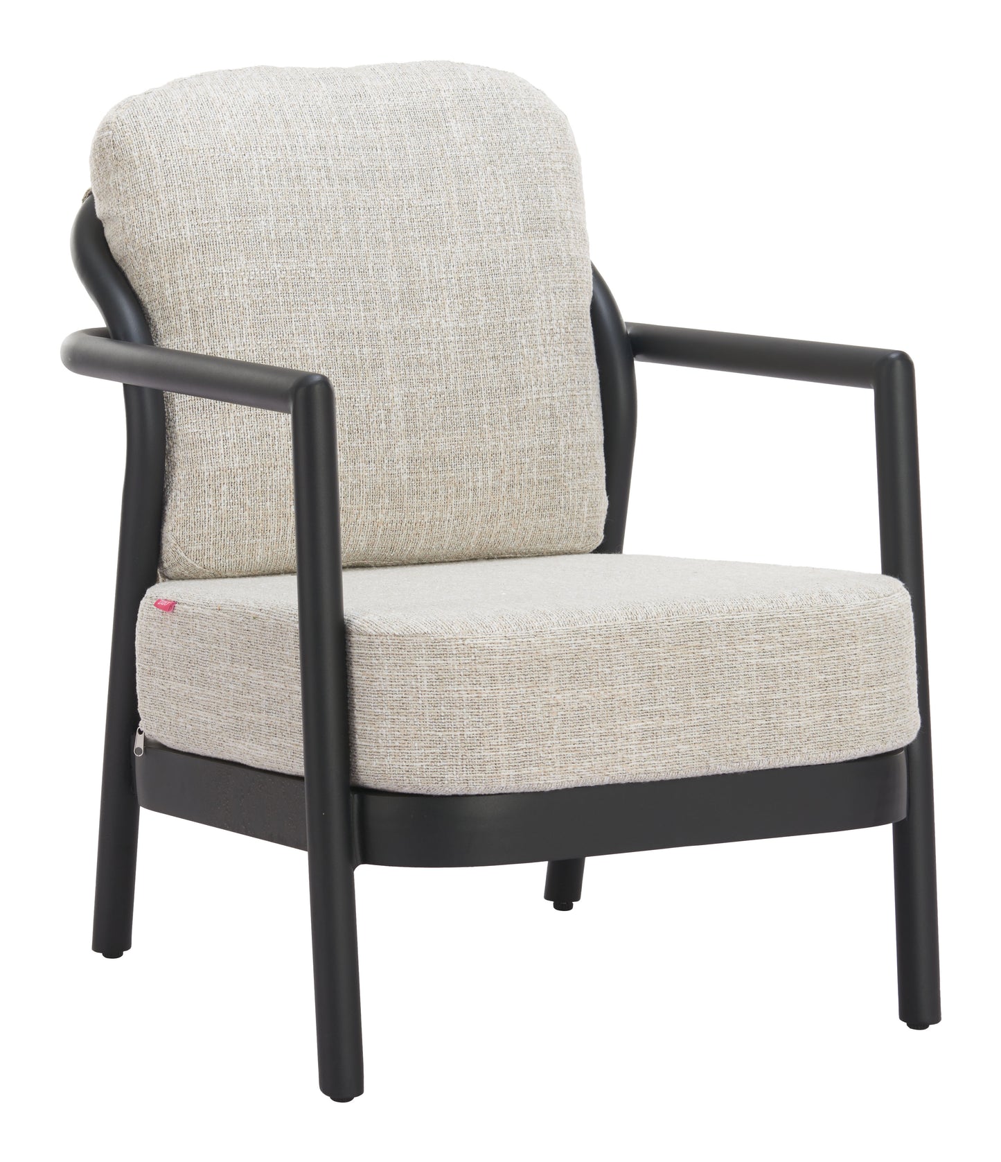 Rein Accent Chair Beige style shot 2
