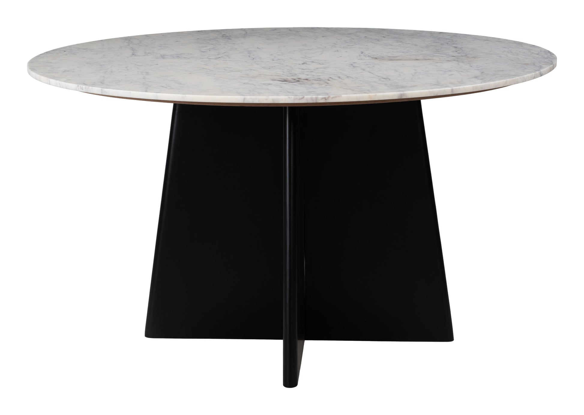 Strela Dining Table White & Black style shot 2