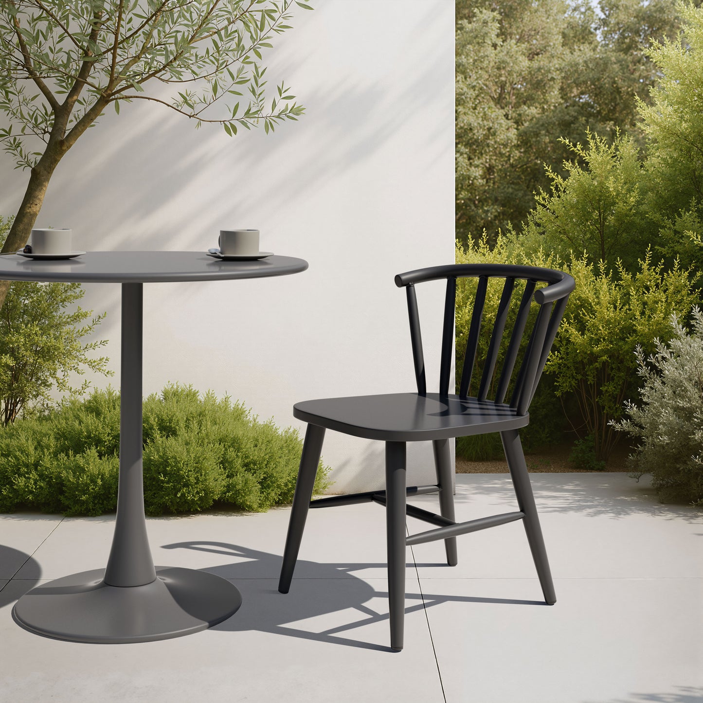 Shio Dining Chair Black style shot 1