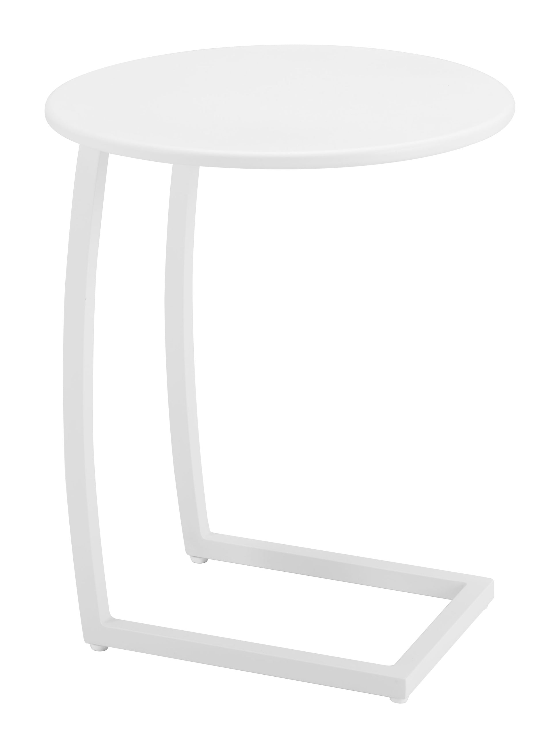 Noga End Table White style shot 1