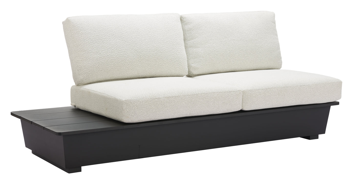 Tien LHF Loveseat Beige style shot 1