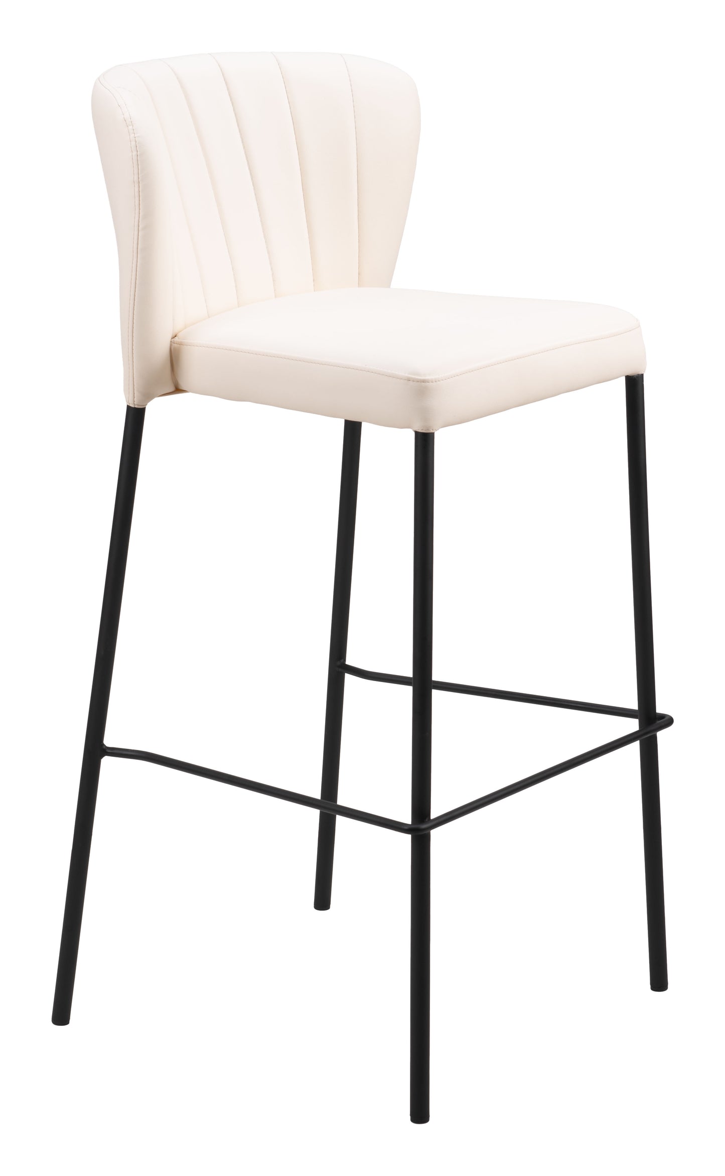 Linz Barstool (Set of 2) Cream style shot 1