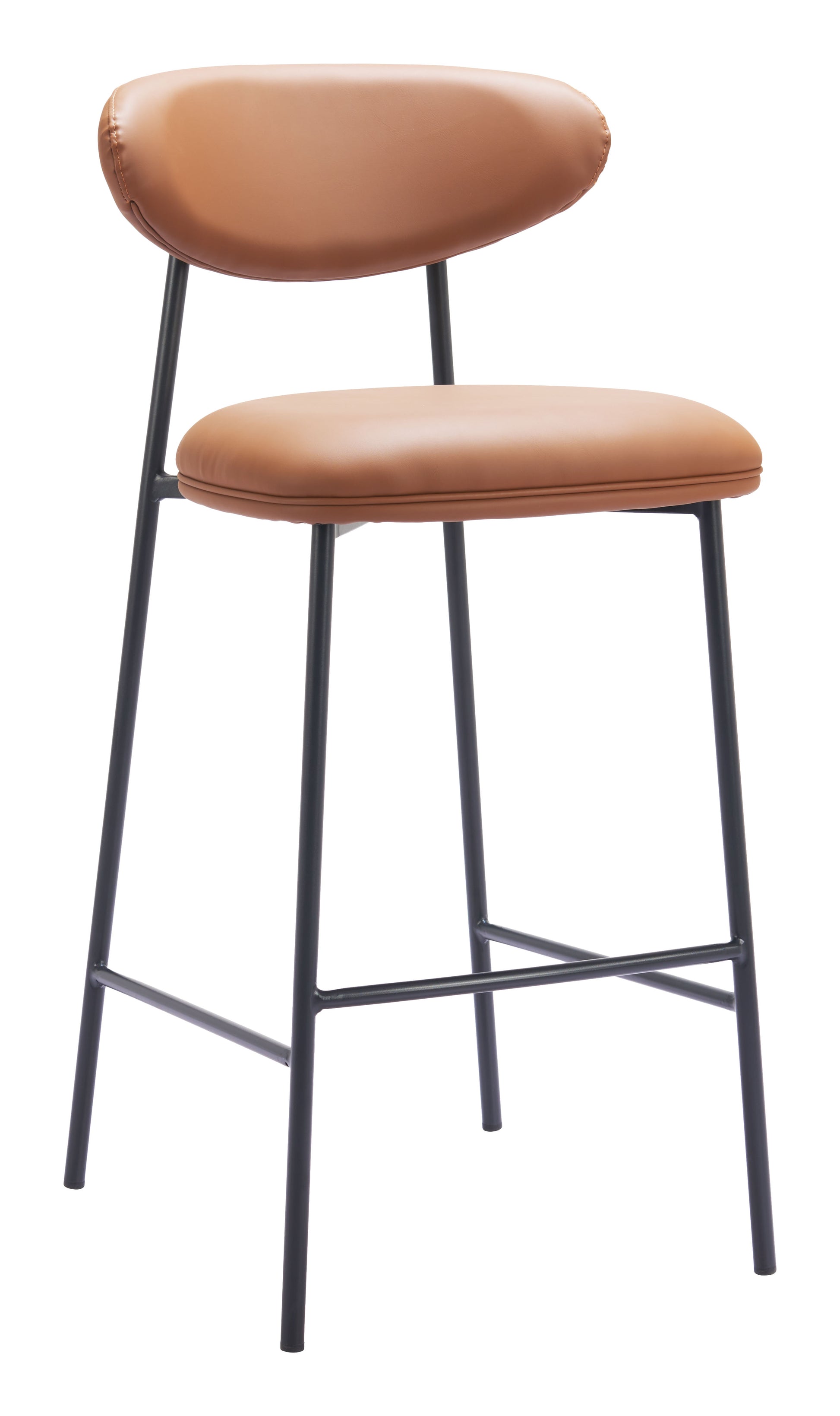 Rorun Barstool (Set of 2) Brown style shot 1