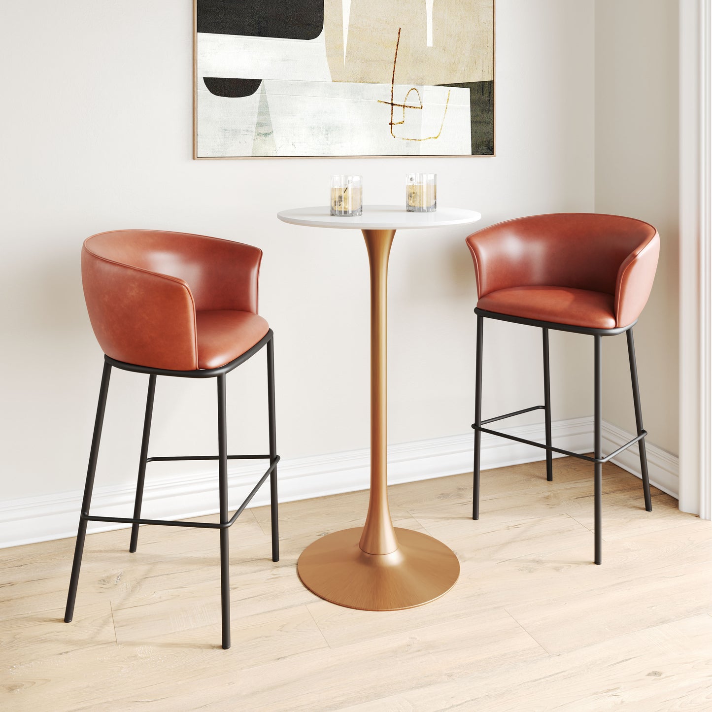 Garston Barstool Brown style shot 1