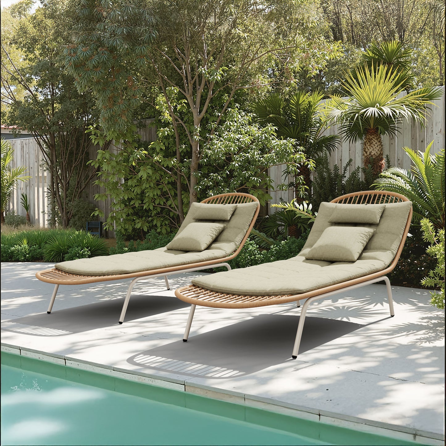 Skim Chaise Lounge Multicolor style shot 1