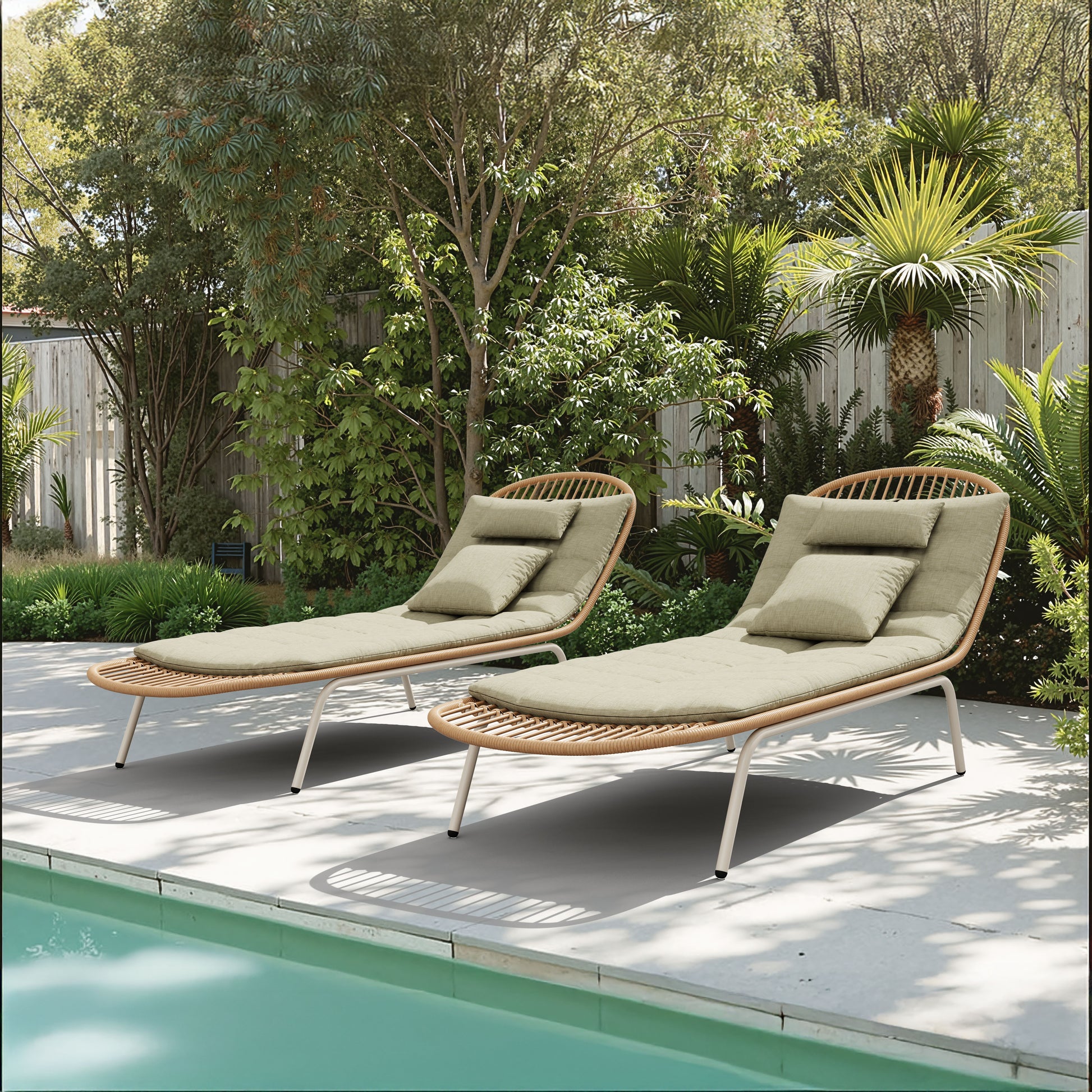 Skim Chaise Lounge Multicolor style shot 1