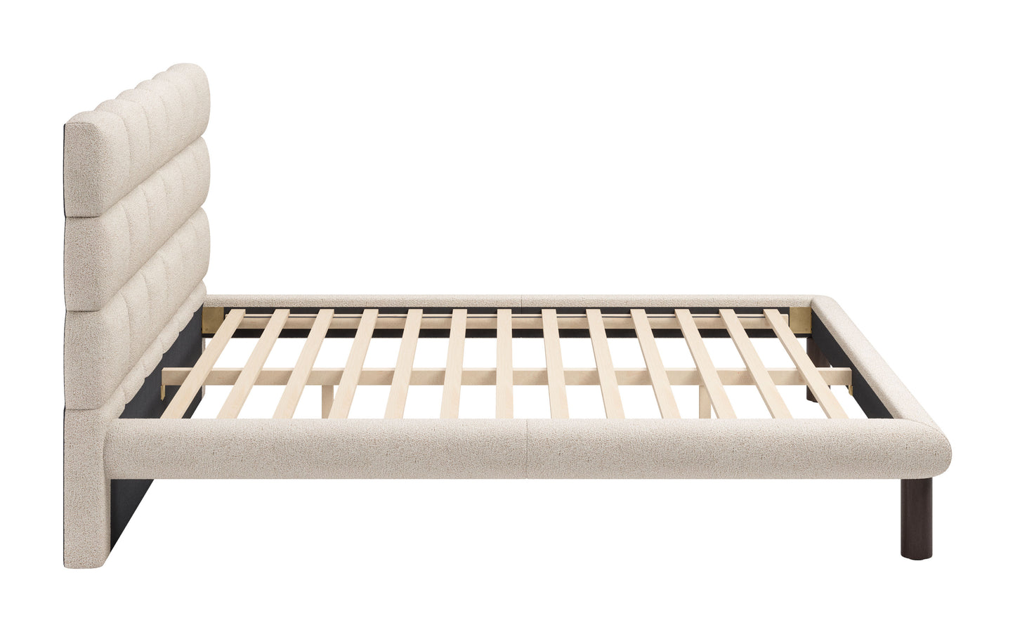 Placid King Bed Beige style shot 1