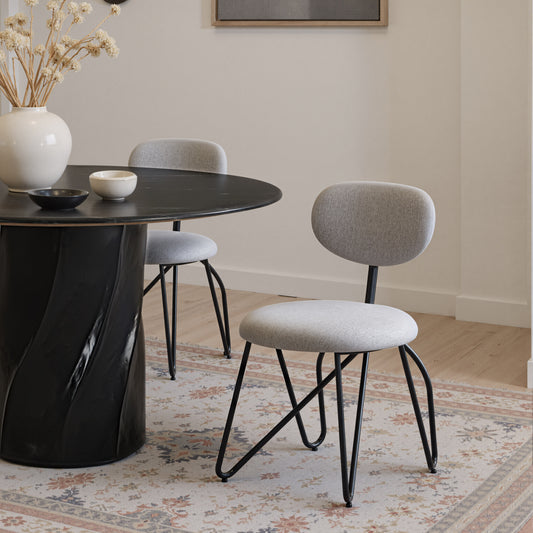 Novi Dining Chair (Set of 2) Dove Gray