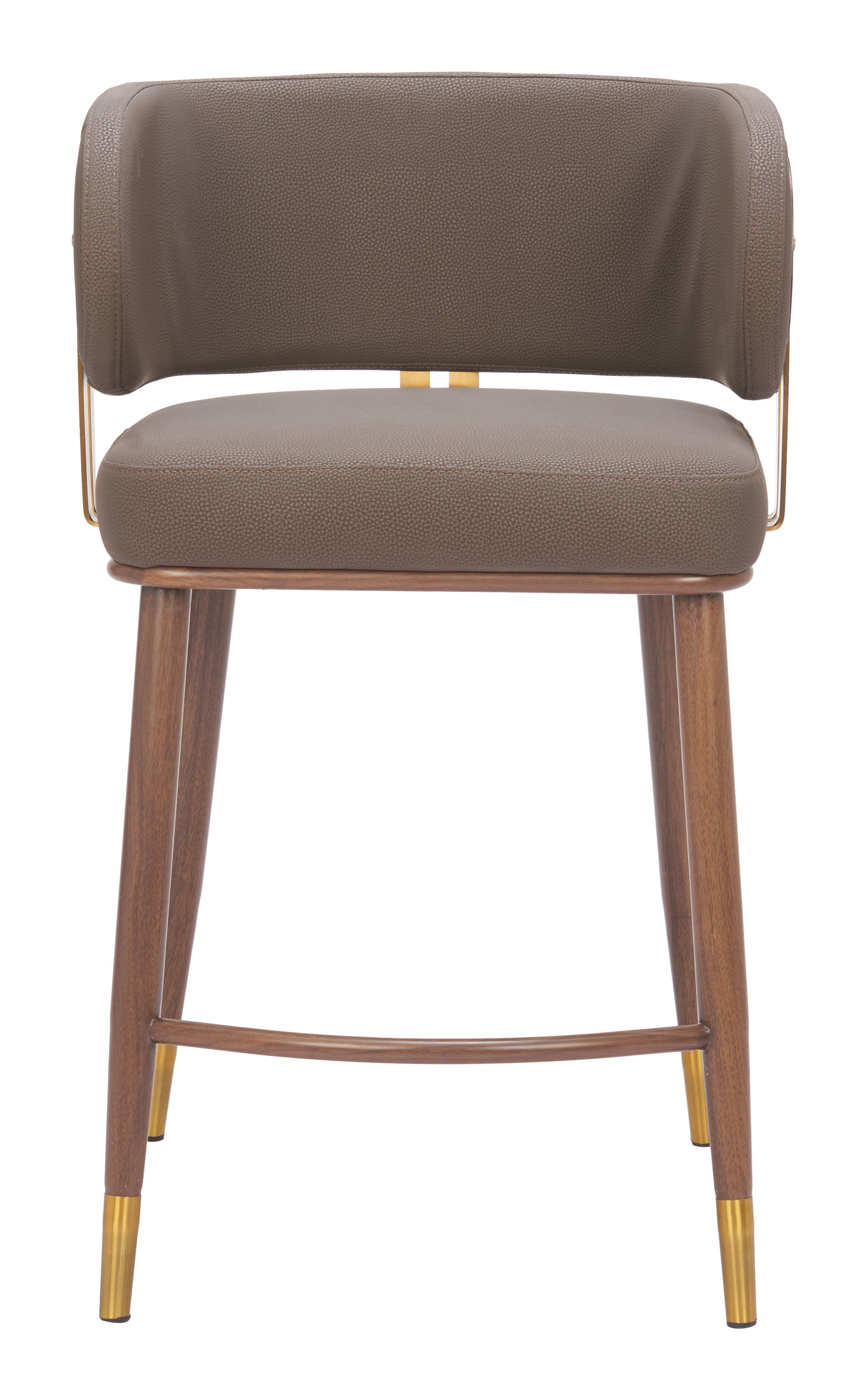 Brew Counter Stool Brown & Walnut style shot 2