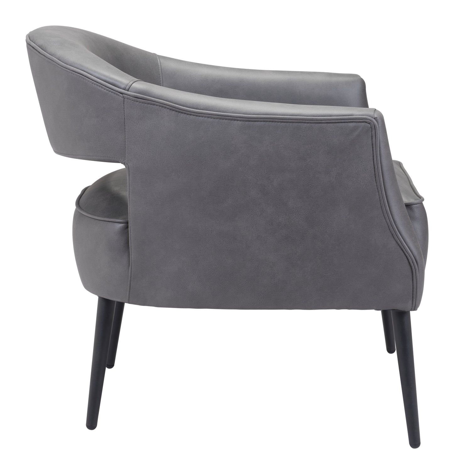 Berkeley Accent Chair Vintage Gray style shot 2