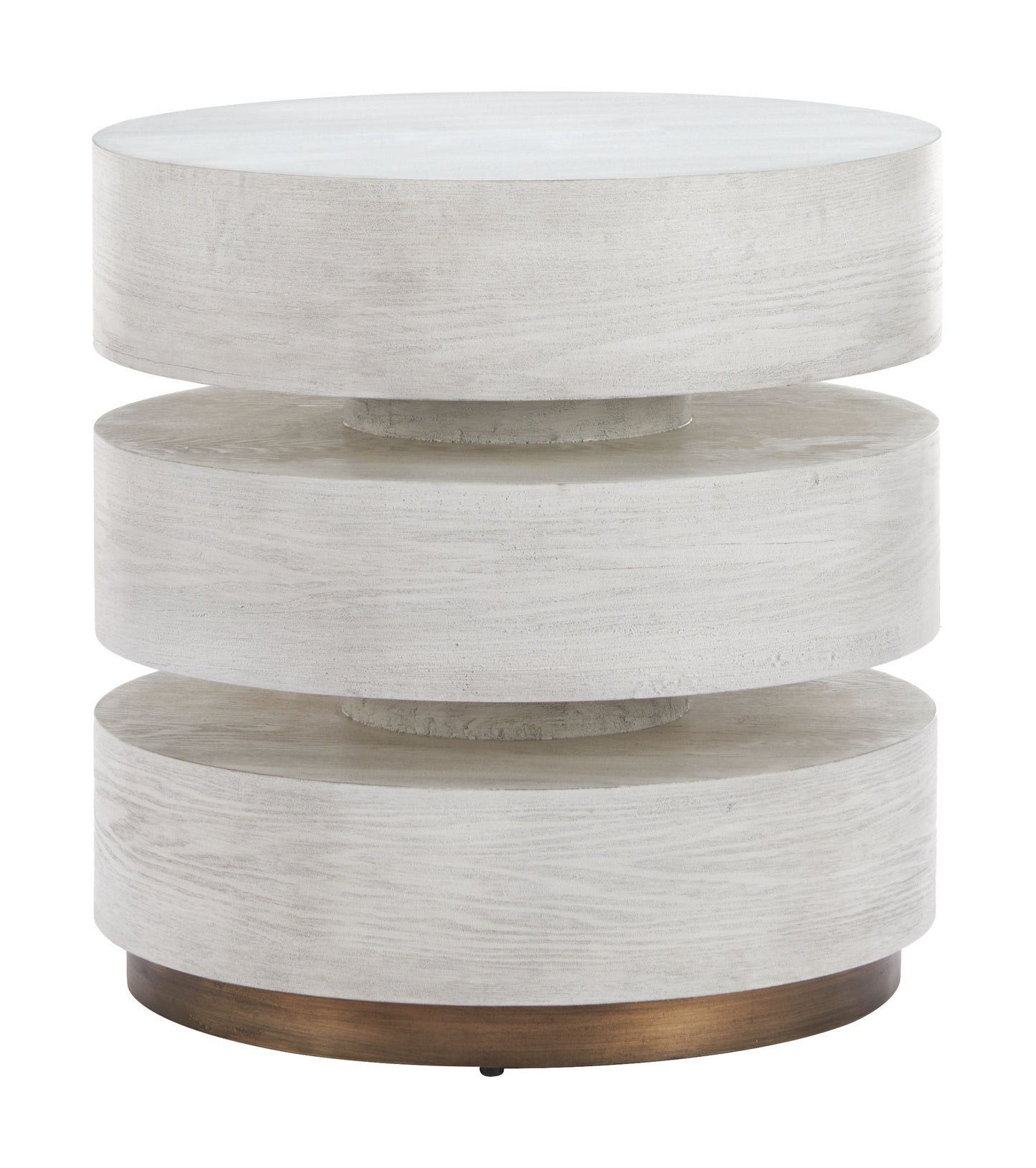 Laha Side Table Oak White style shot 1