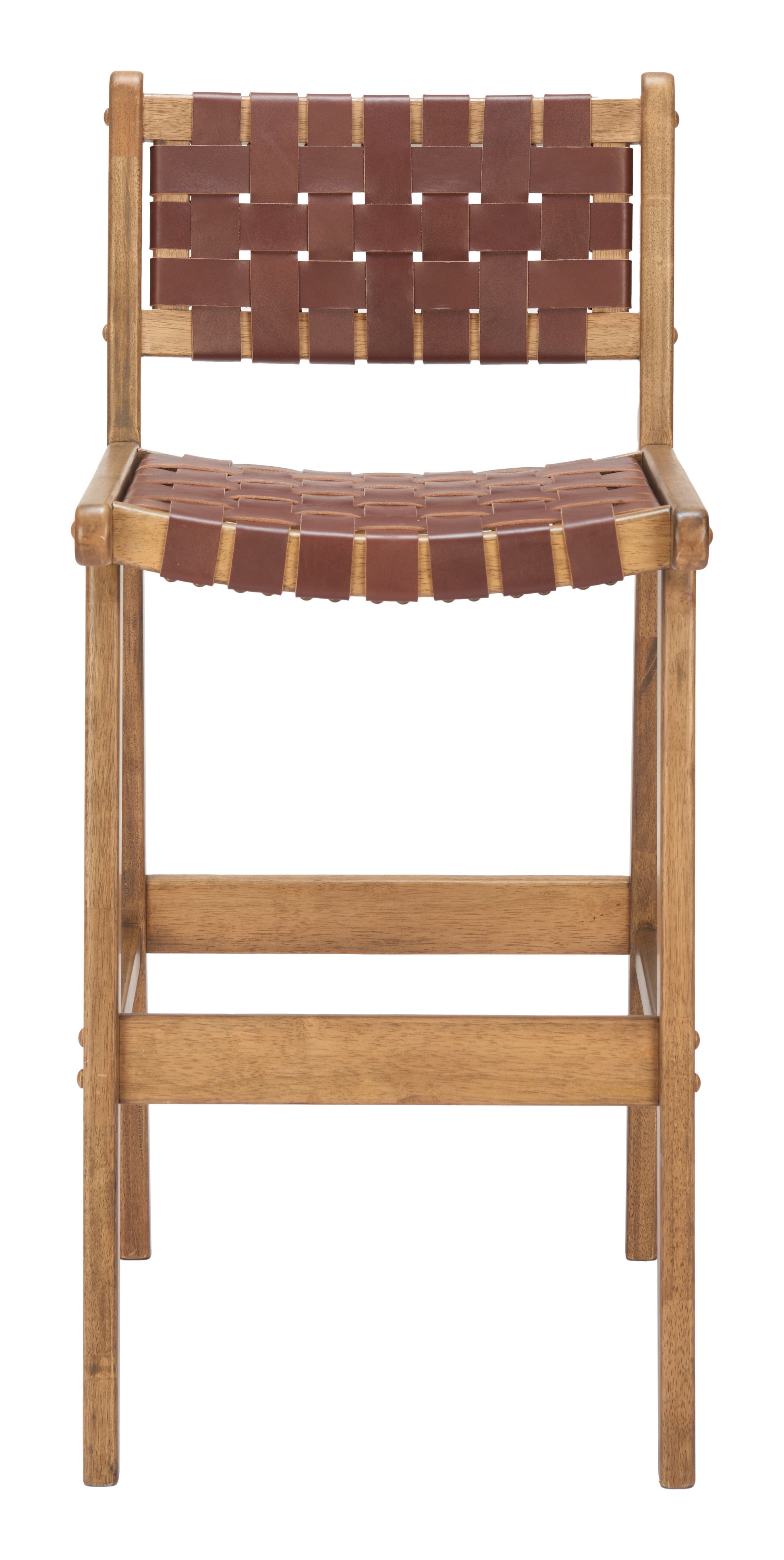 Feder Barstool (Set of 2) Brown style shot 2