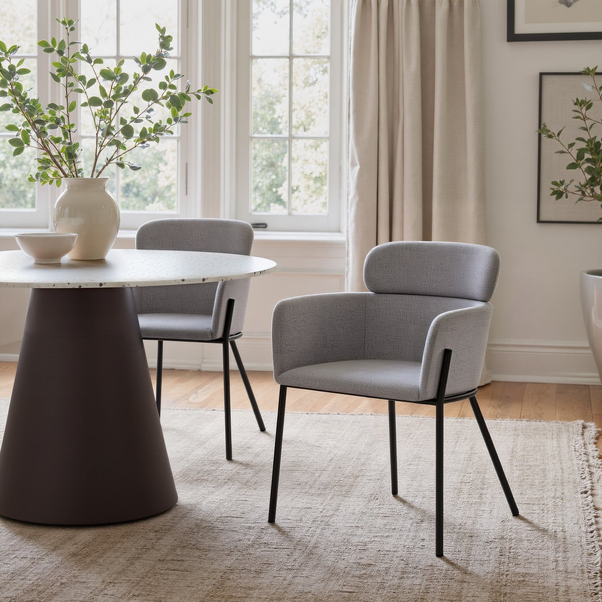 Bremor Dining Chair (Set of 2) Slate Gray