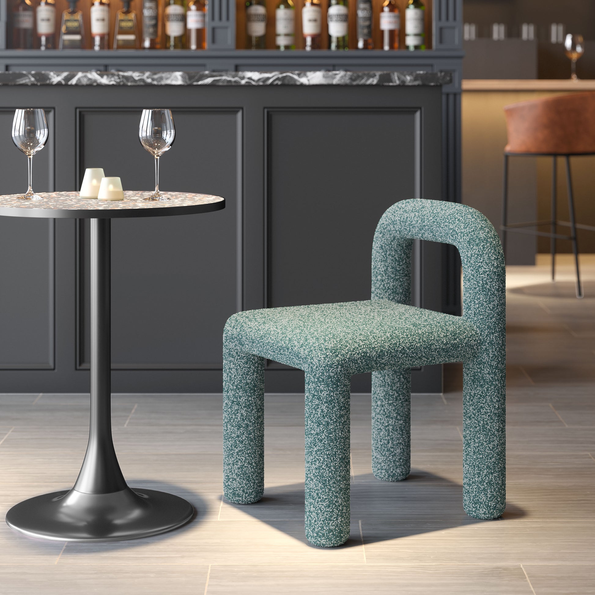 Arum Dining Chair (Set of 2) Snowy Green style shot 1