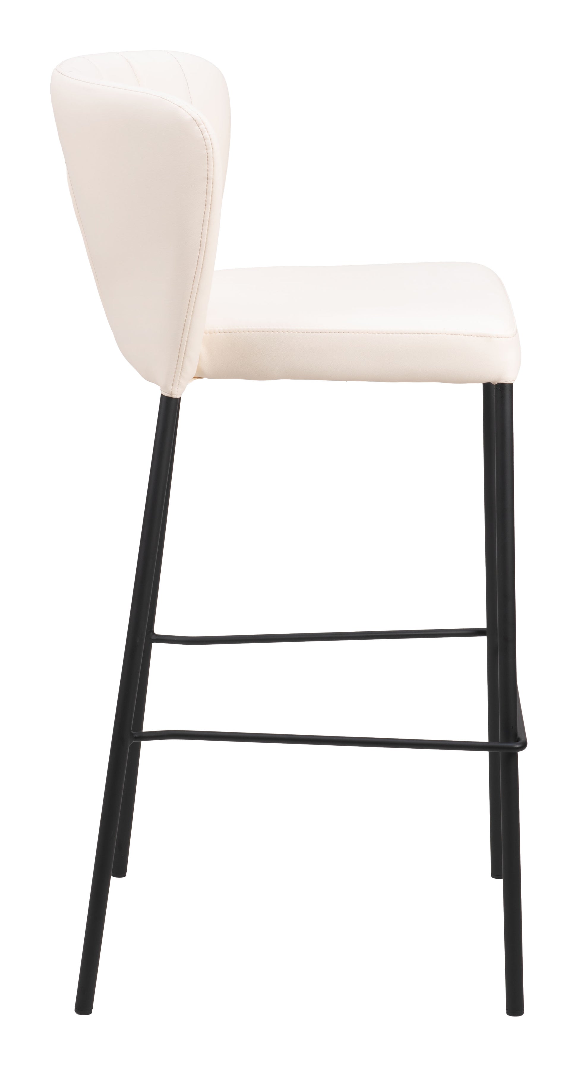 Linz Barstool (Set of 2) Cream style shot 2