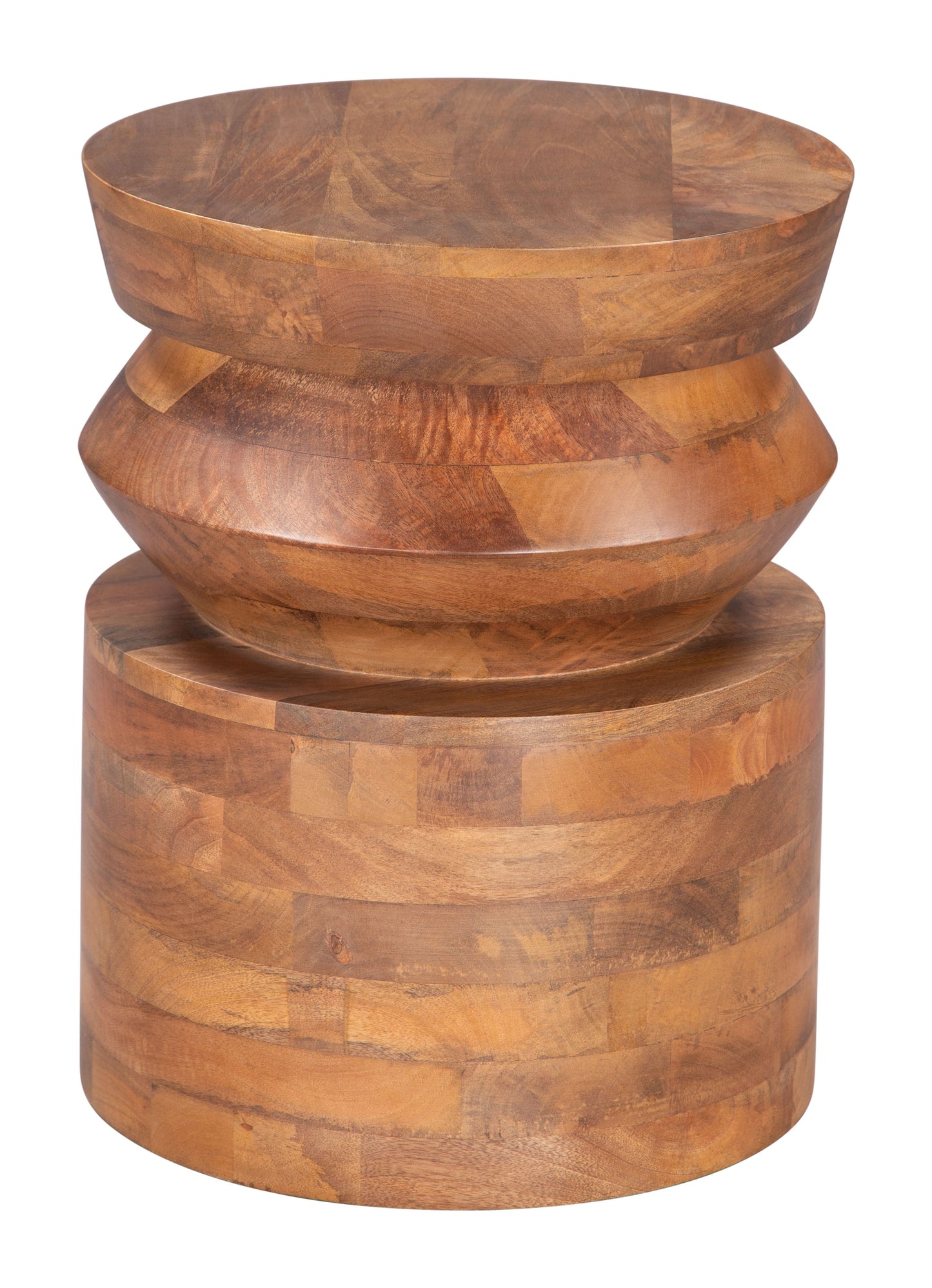 Kollam Side Table Walnut style shot 2