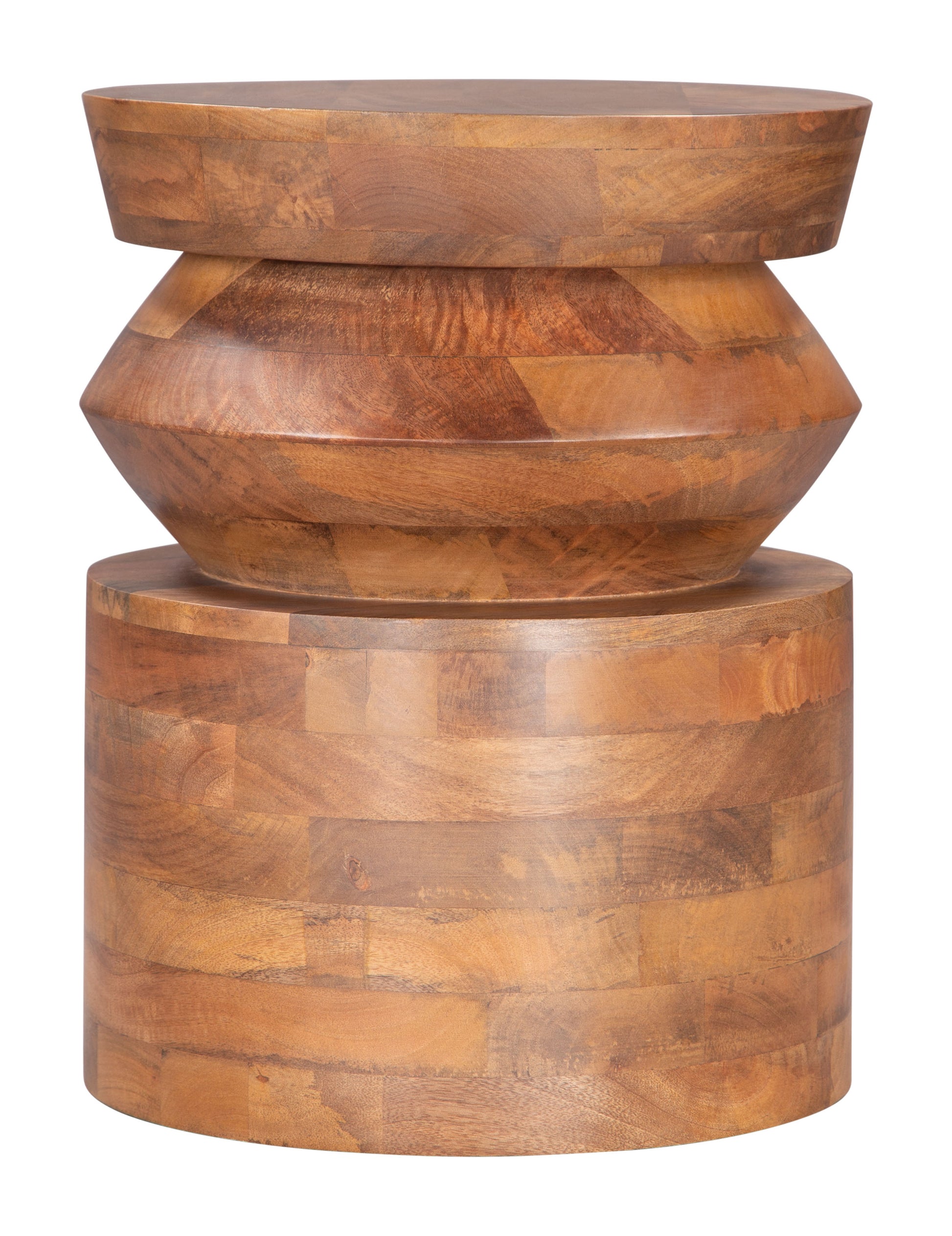 Kollam Side Table Walnut style shot 1