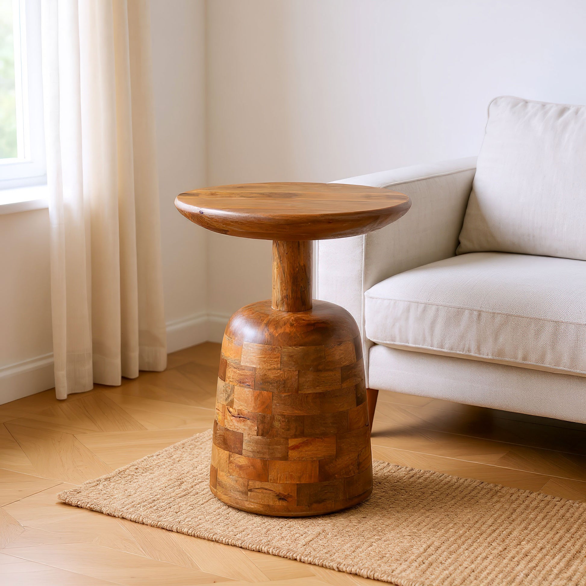Kelk Side Table Walnut style shot 2