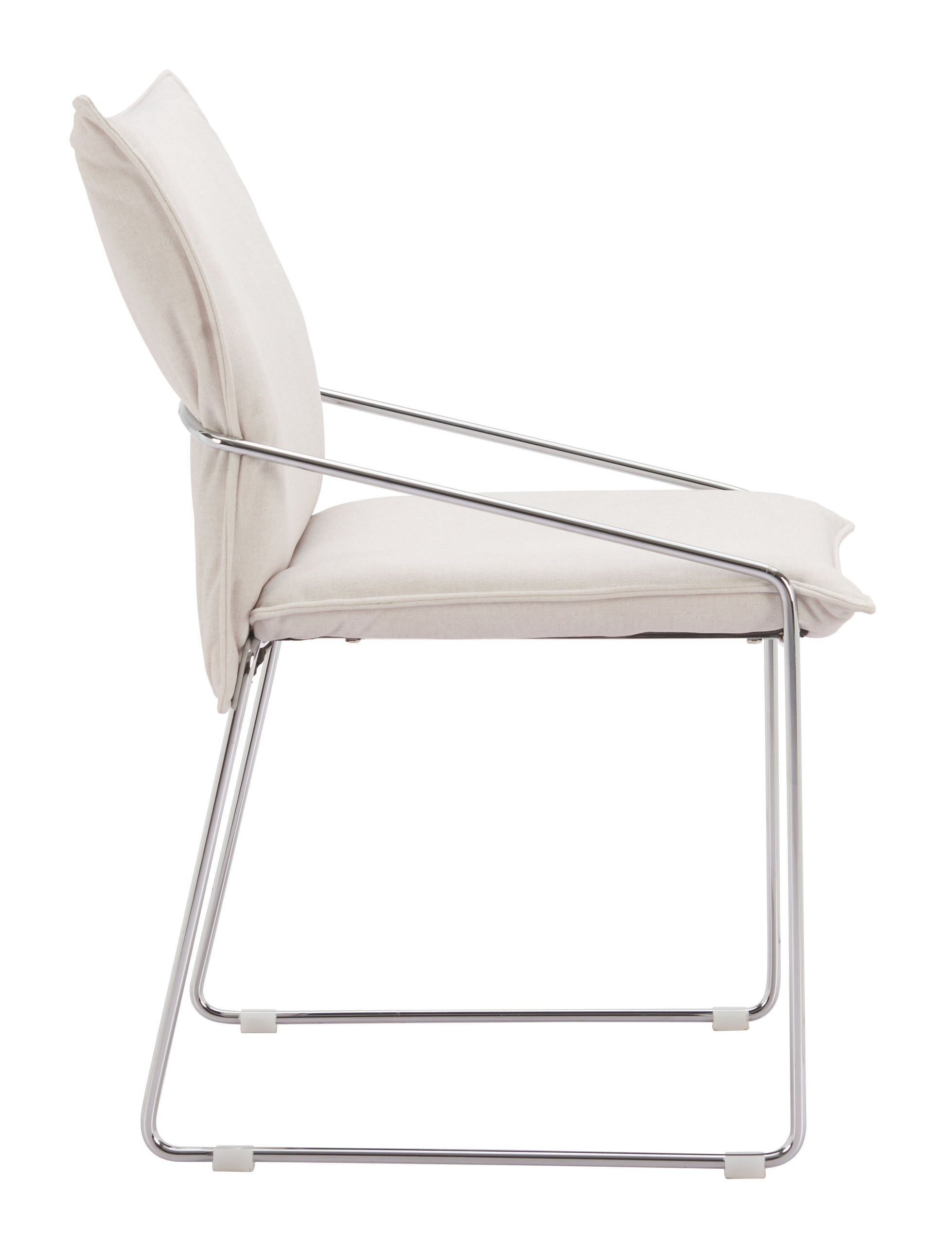 Pola Dining Chair (Set of 2) White style shot 1