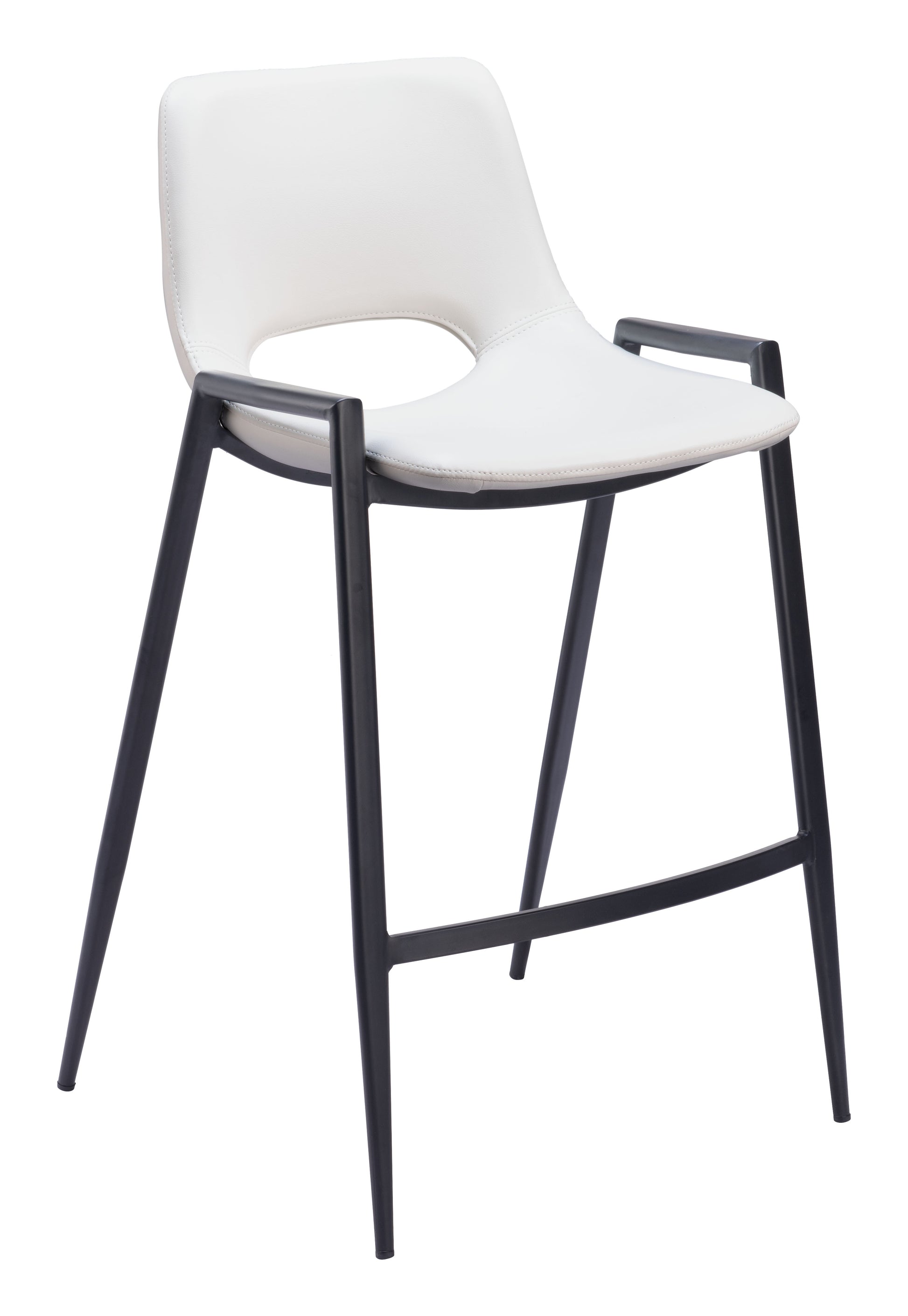 Desi Counter Stool (Set of 2) White style shot 2