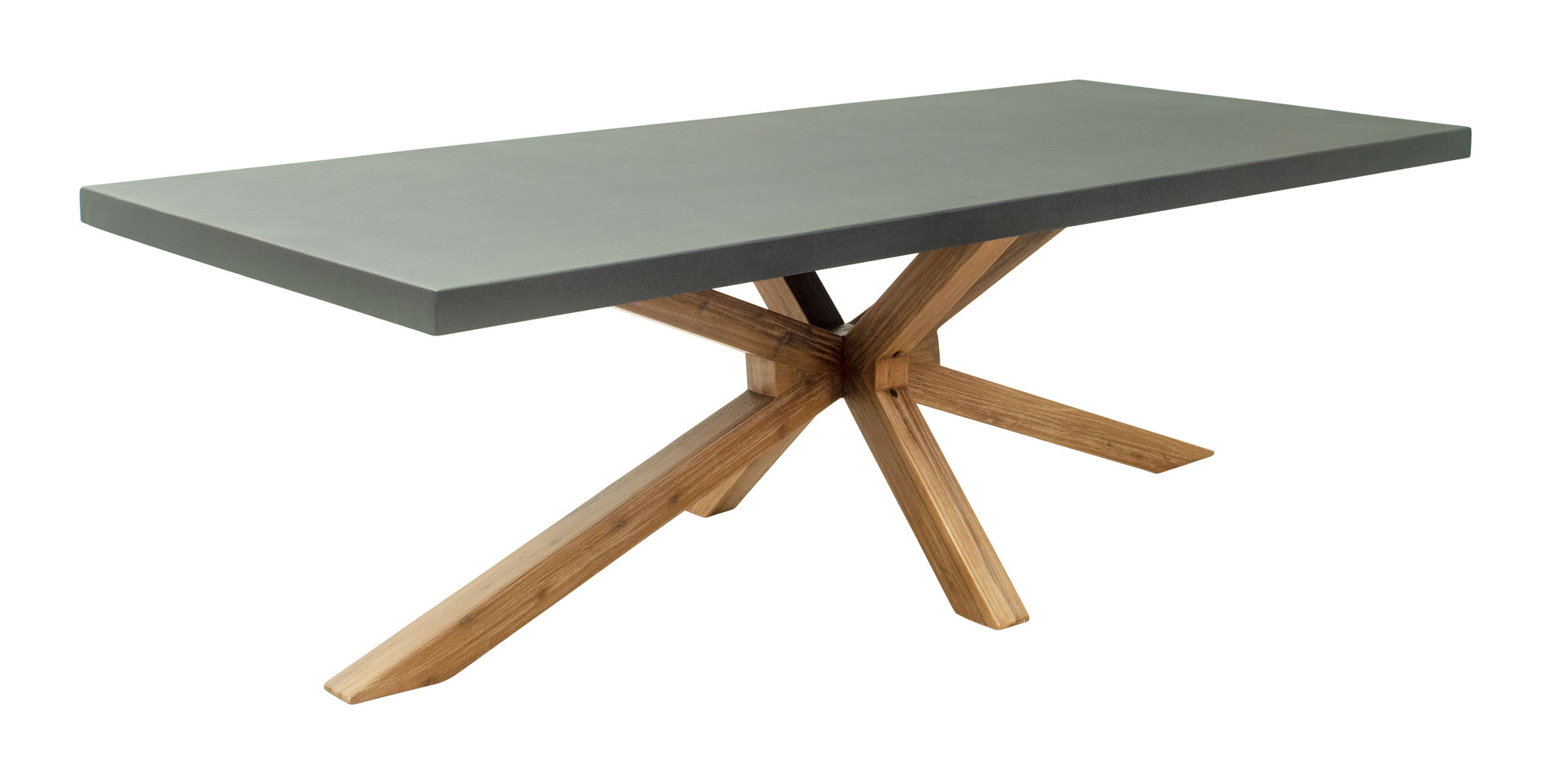 Suan Rectangular Dining Table Gray style shot 2