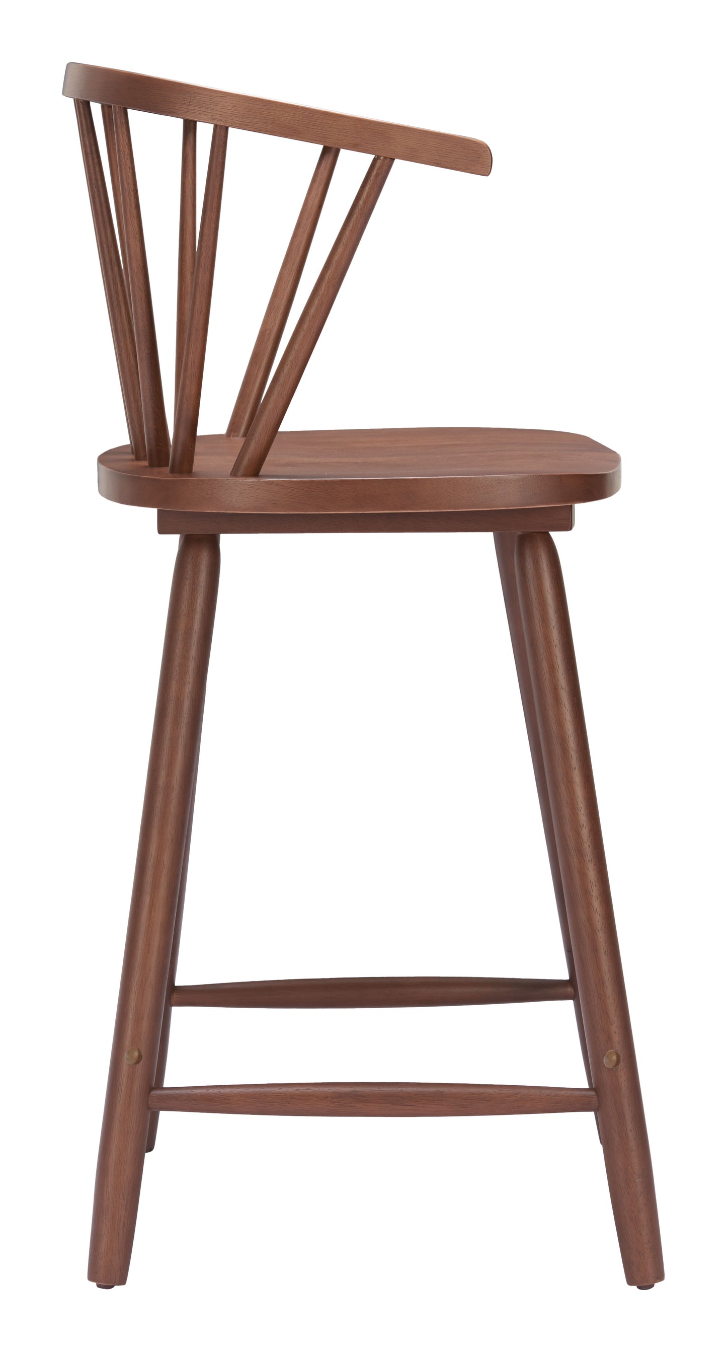 Stenger Counter Stool (Set of 2) Walnut style shot 1