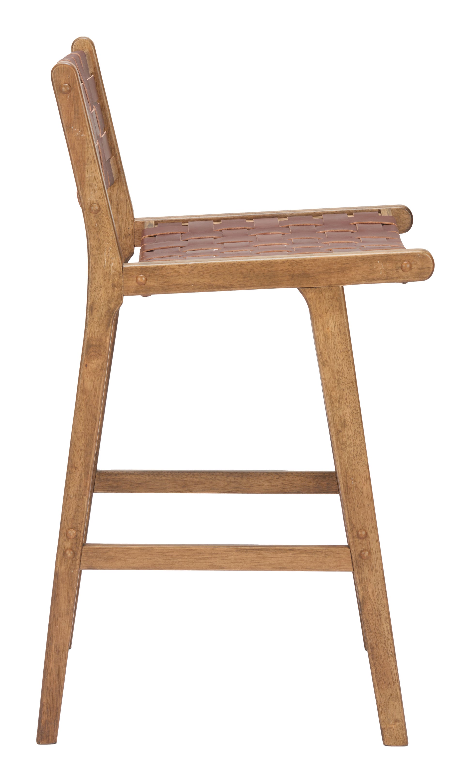 Feder Barstool (Set of 2) Brown style shot 1