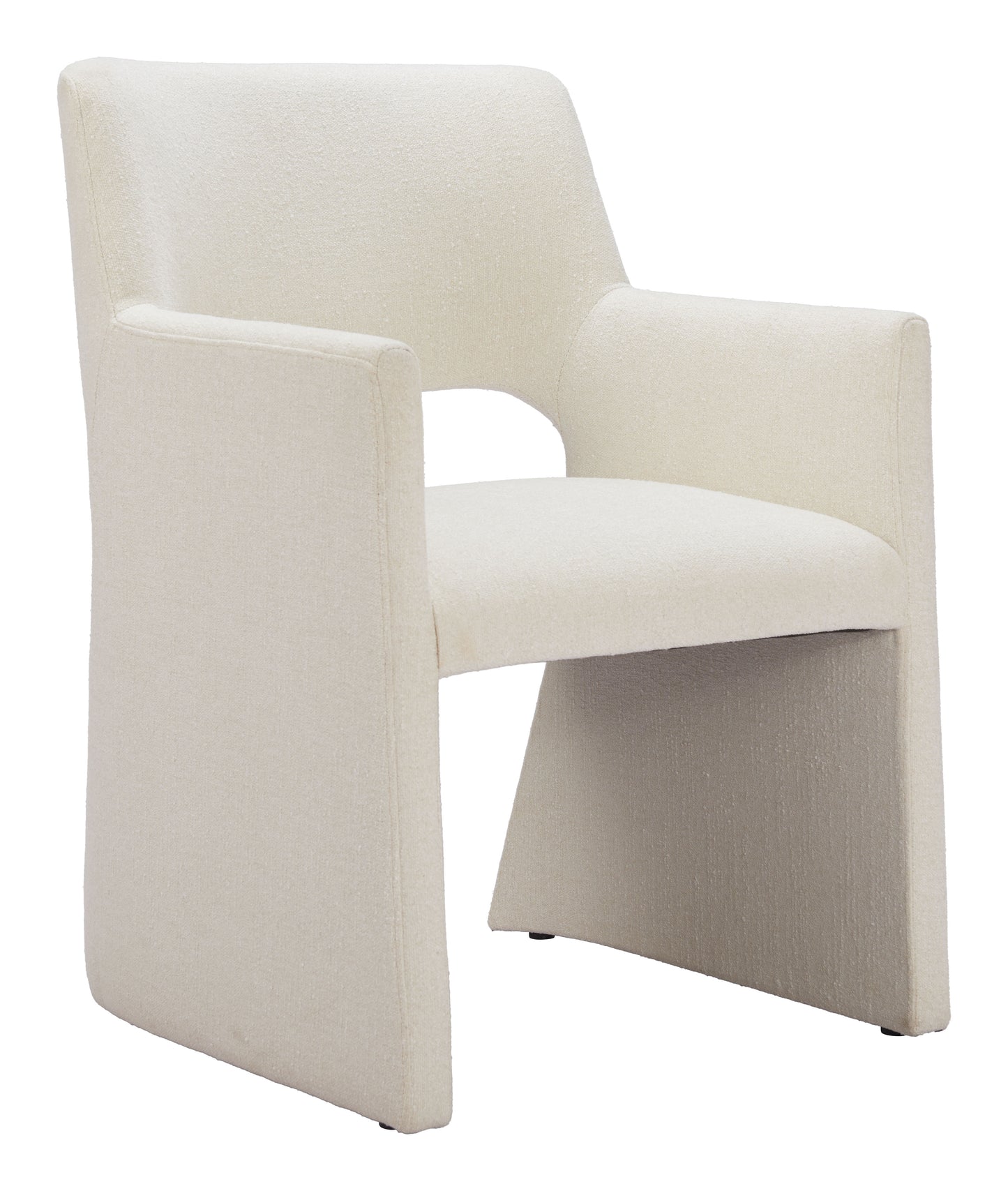 Minet Dining Chair Linen White style shot 2