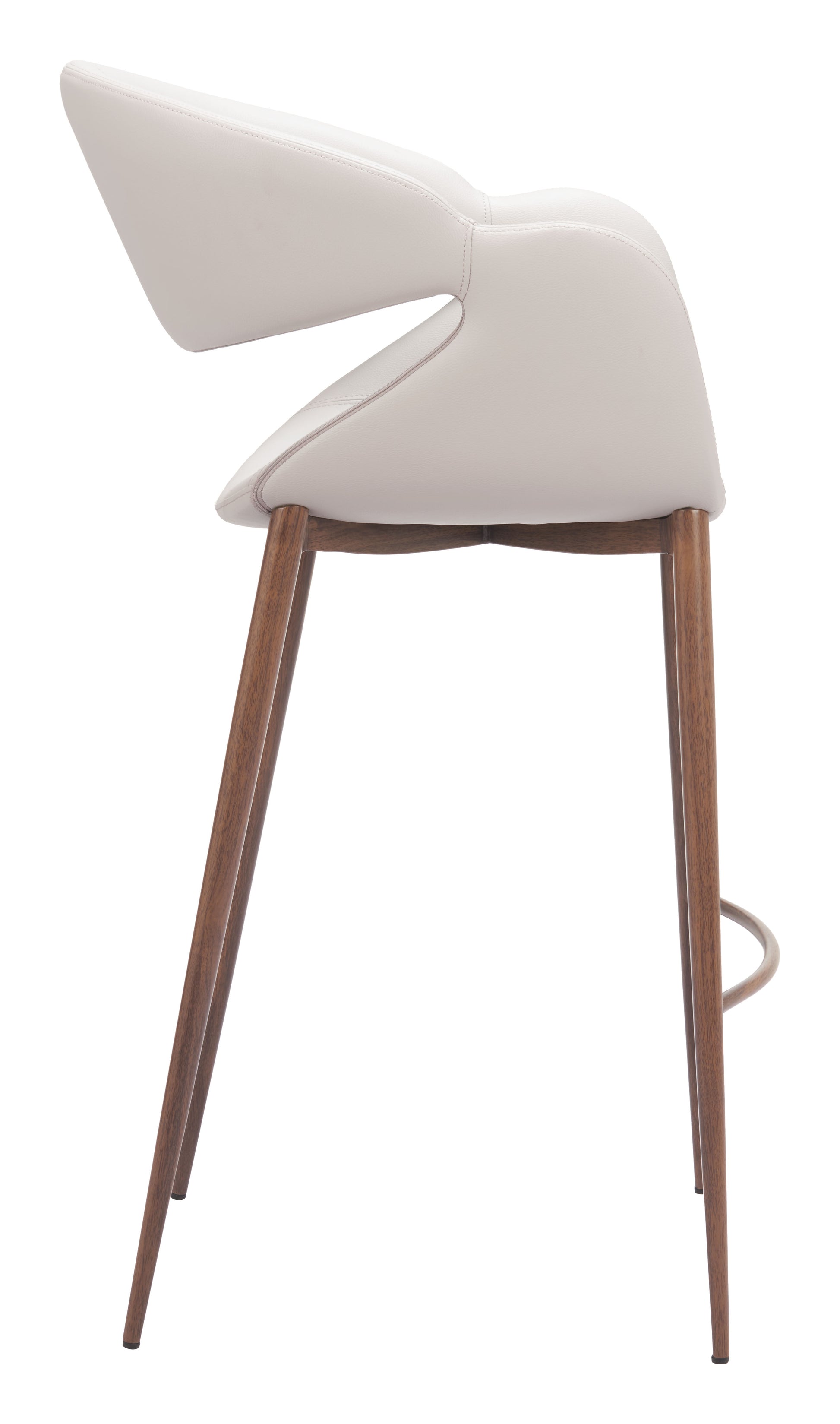 Limay Barstool Beige & Walnut style shot 1