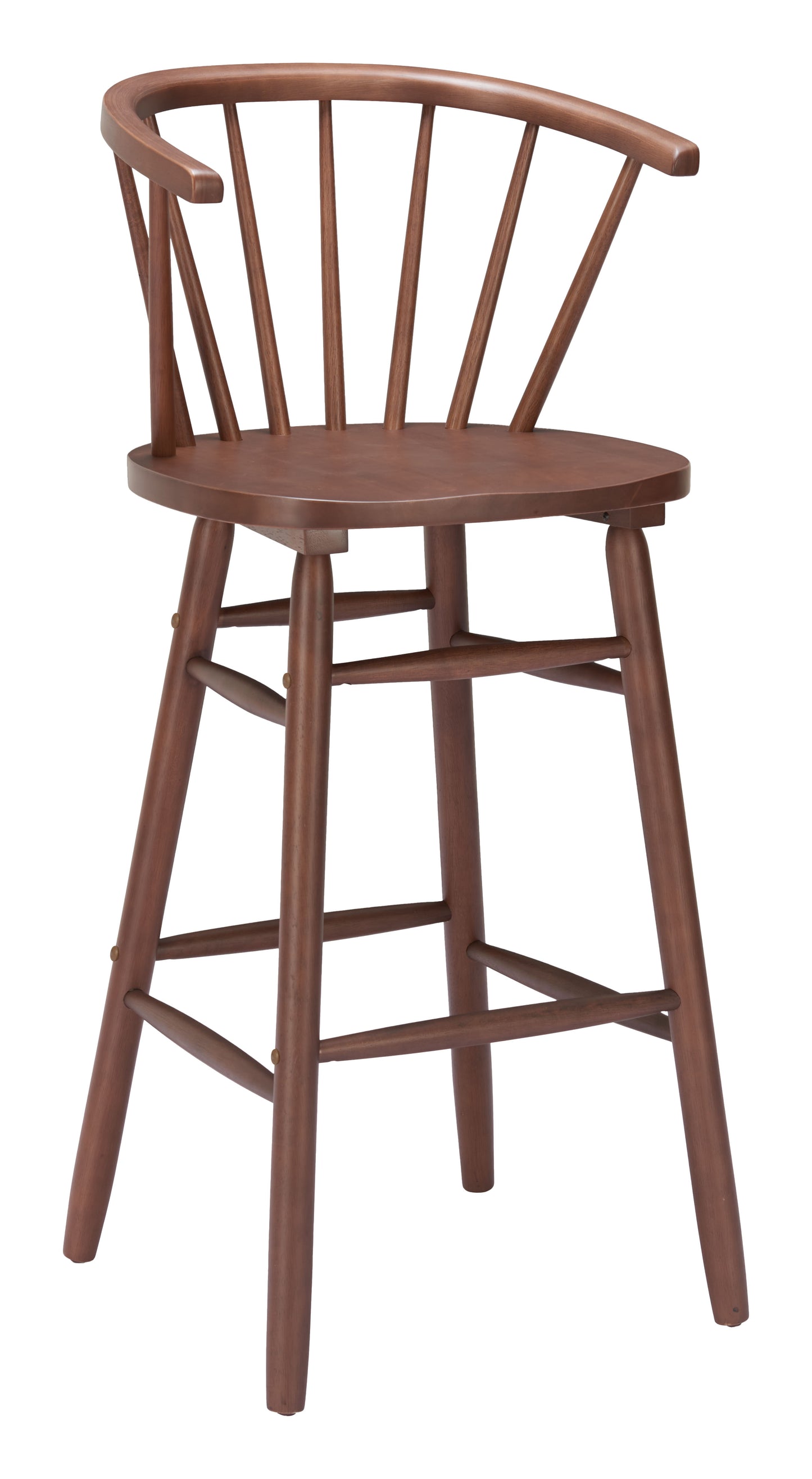 Stenger Barstool (Set of 2) Walnut style shot 1