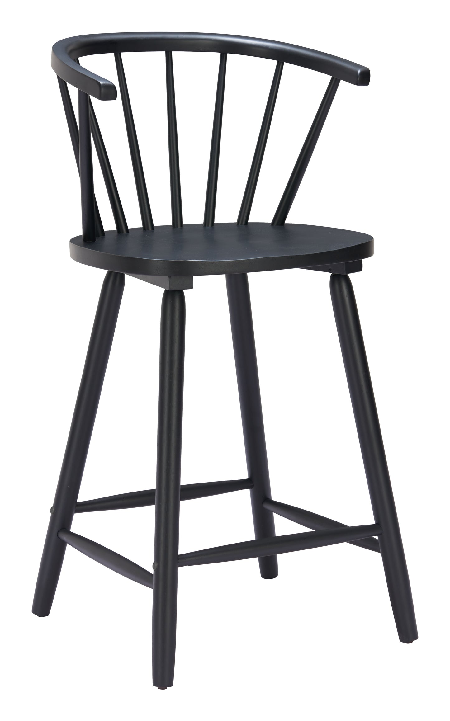 Stenger Counter Stool (Set of 2) Black style shot 1