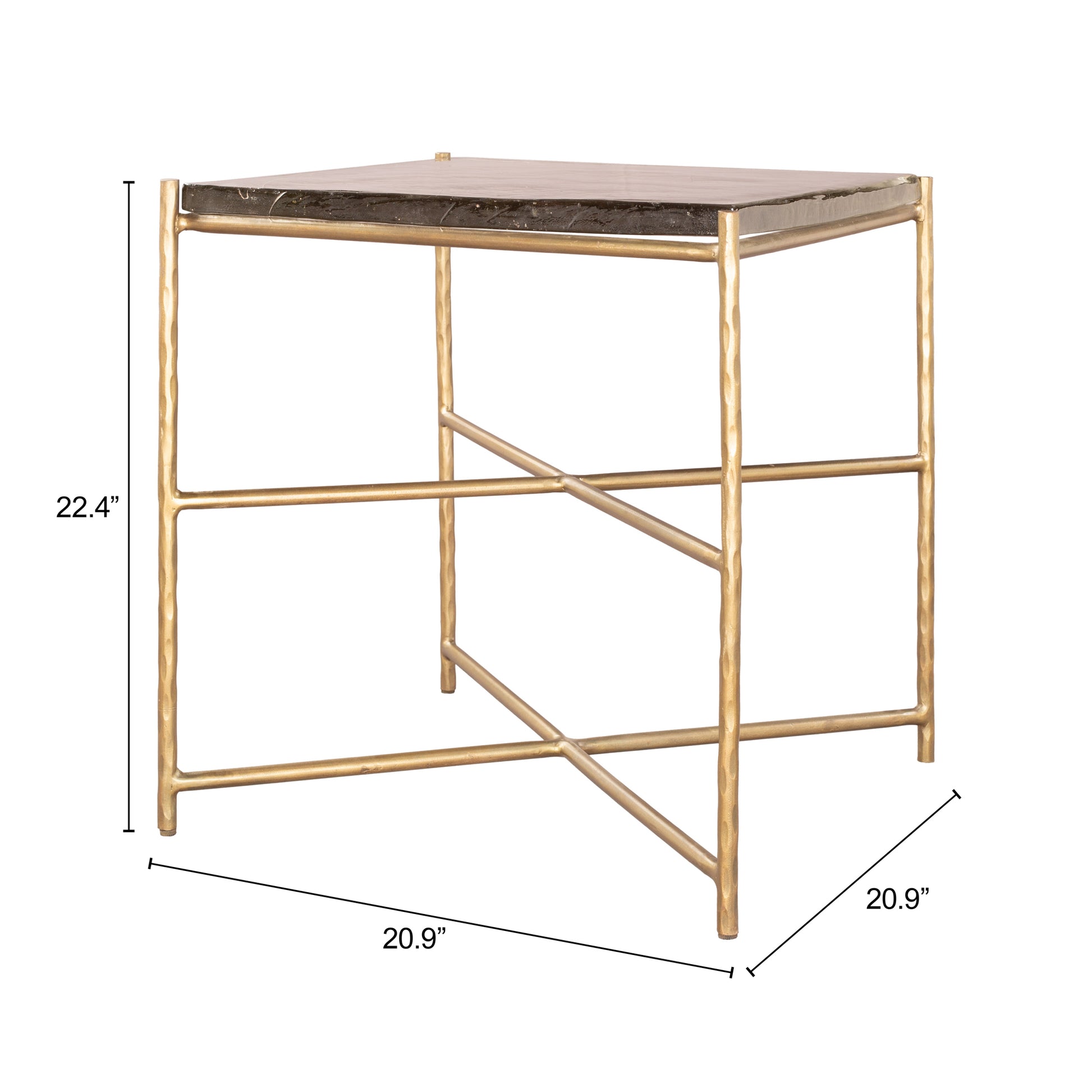 Kove Side Table Gold style shot 1