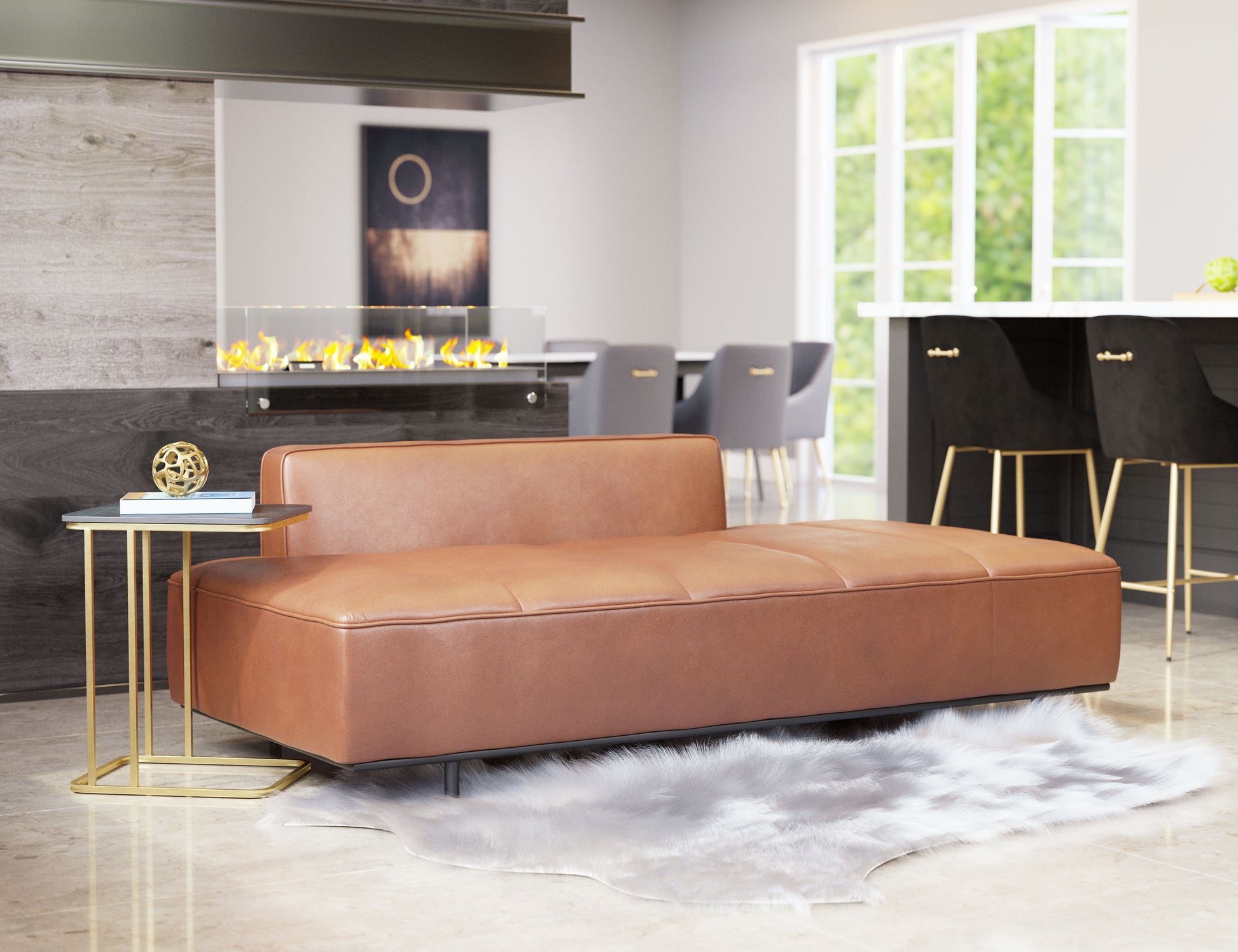 Confection Sofa Brown style shot 1