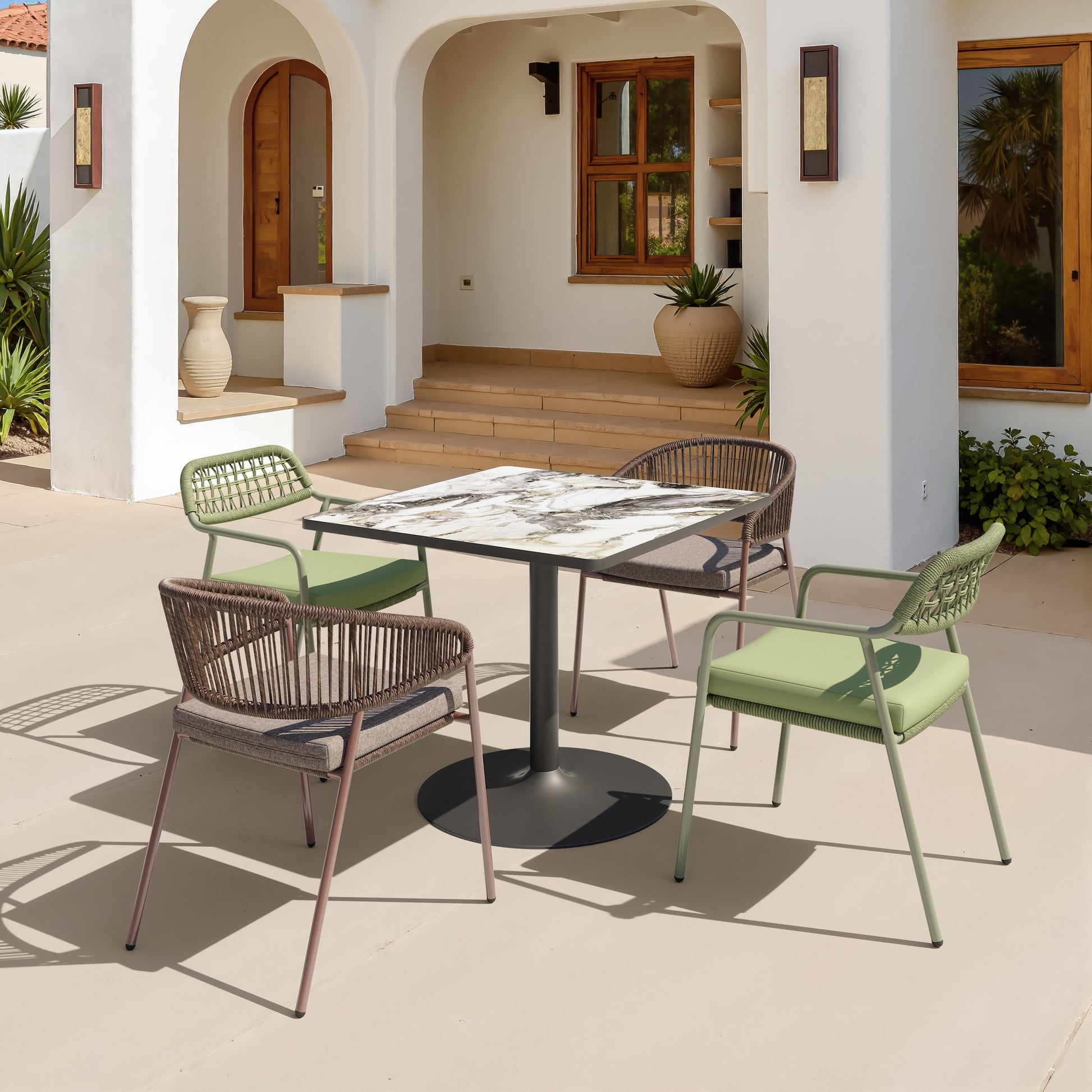 Skye Dining Chair (Set of 2) Brown style shot 2