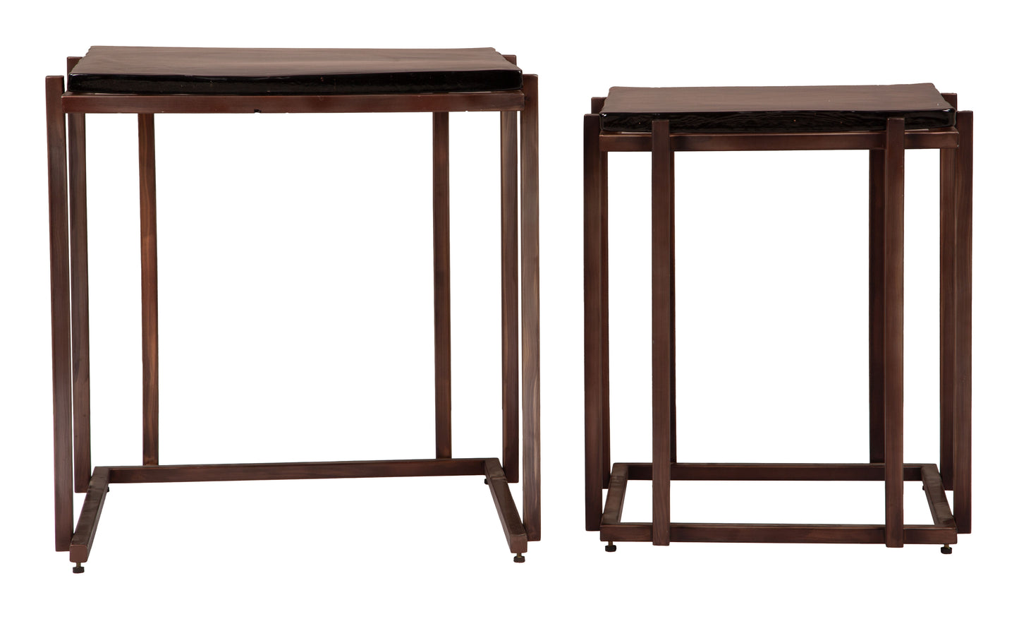 Shimai Nesting Tables (2-Piece) Bronze style shot 1
