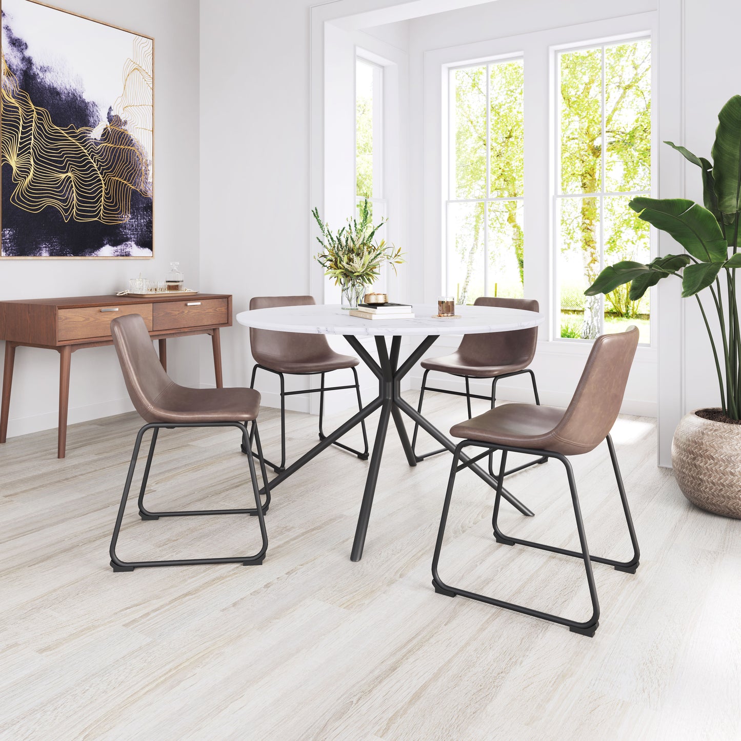 Smart Dining Chair (Set of 2) Vintage Espresso style shot 1