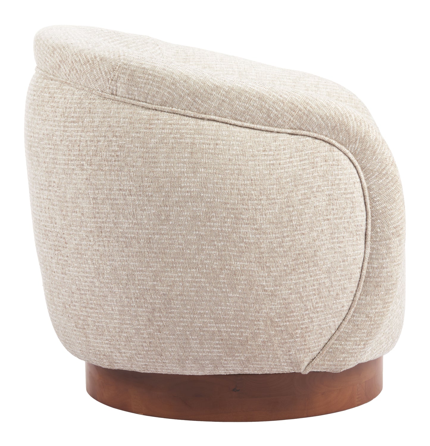 Vinta Swivel Chair Beige style shot 2