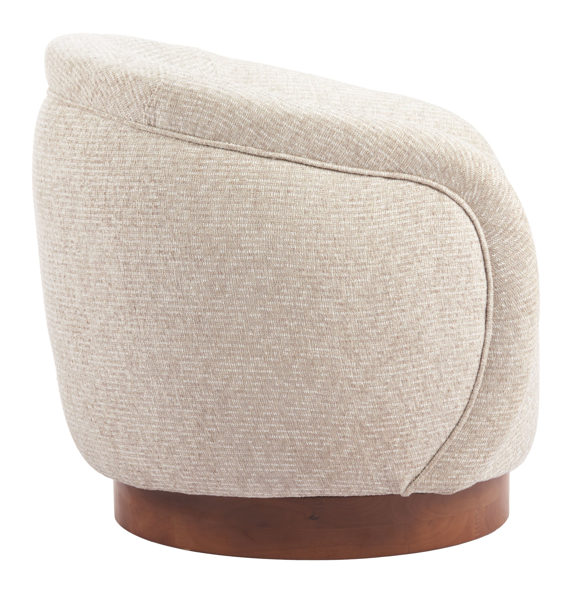 Vinta Swivel Chair Beige style shot 2