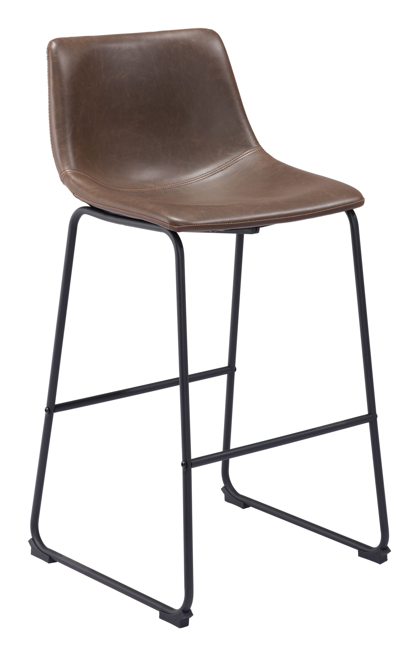 Smart Barstool (Set of 2) Vintage Espresso style shot 1