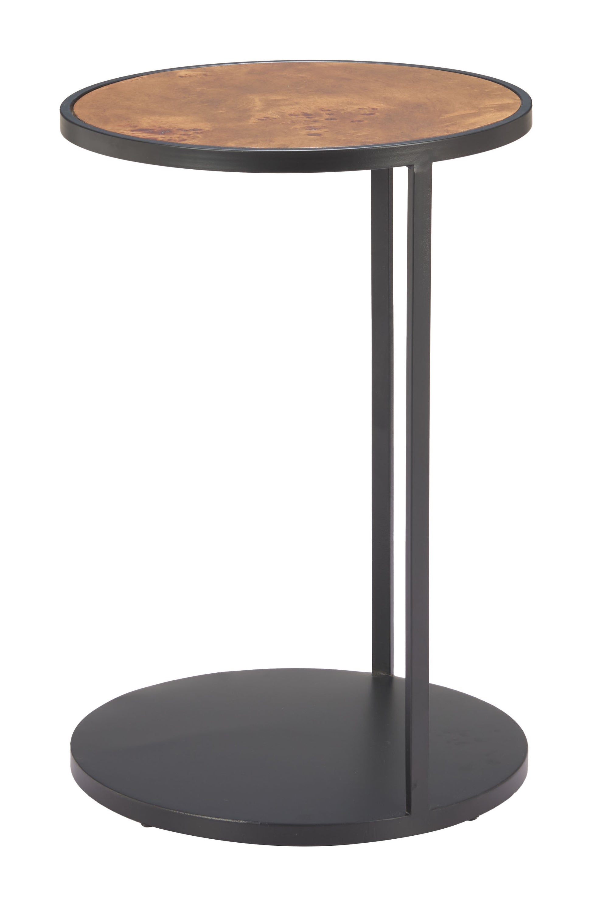 Nodo Side Table Brown & Black style shot 1
