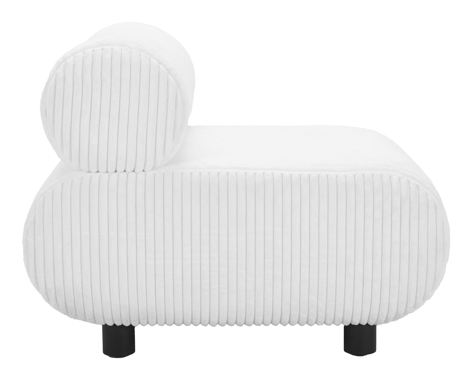Rahat Accent Chair White style shot 2