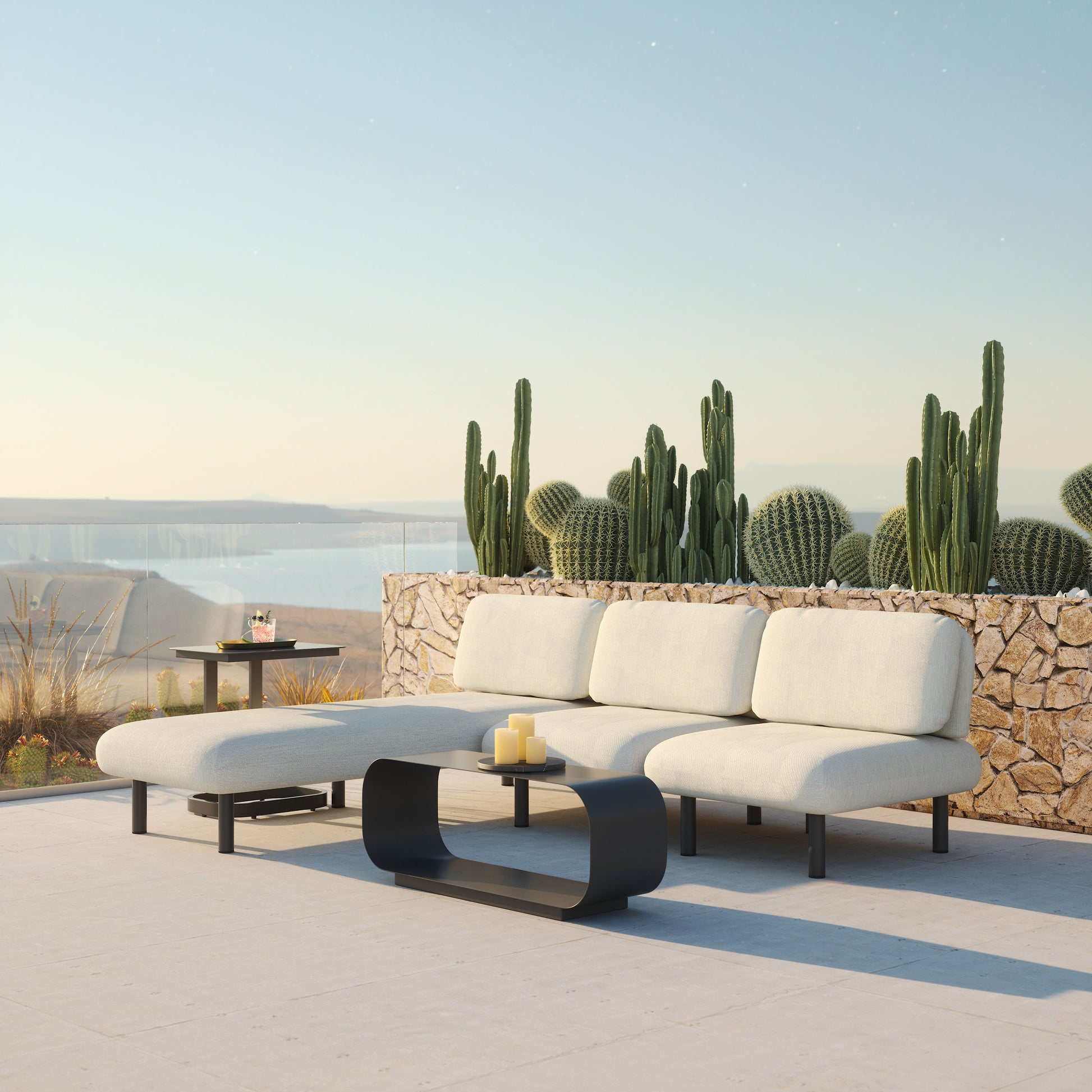 Aperto Accent Chair Beige style shot 1