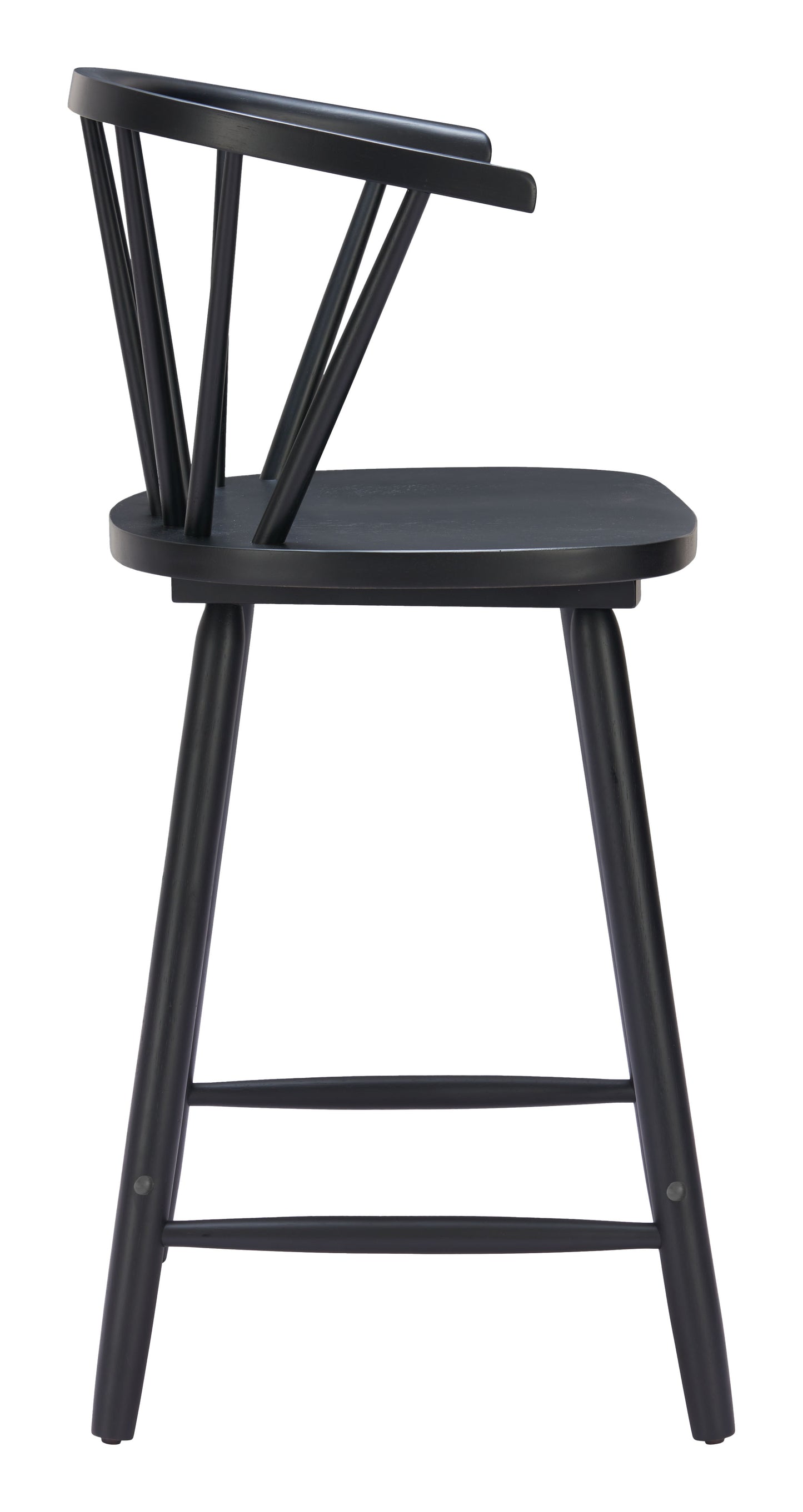Stenger Counter Stool (Set of 2) Black style shot 2