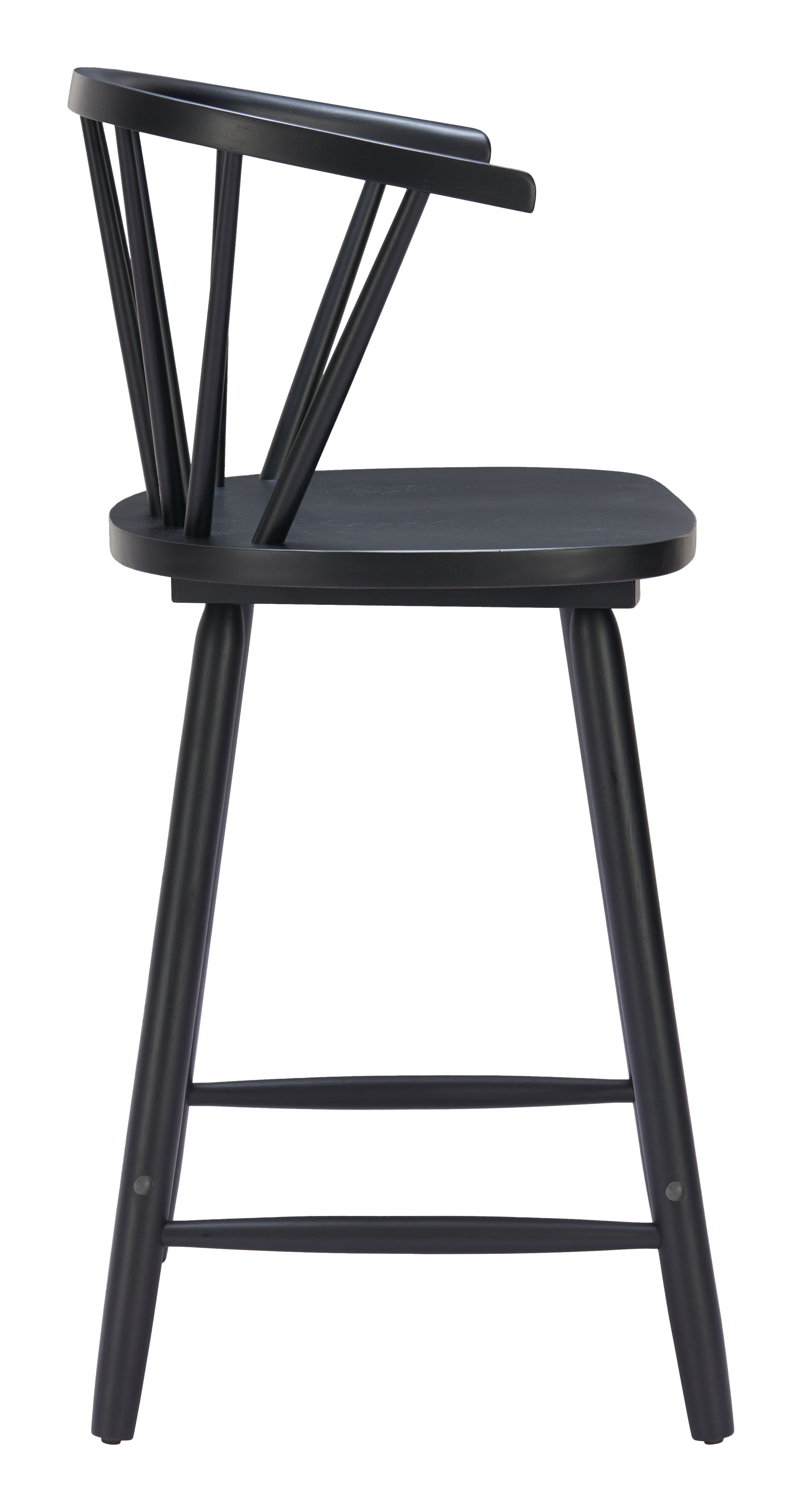 Stenger Counter Stool (Set of 2) Black style shot 2