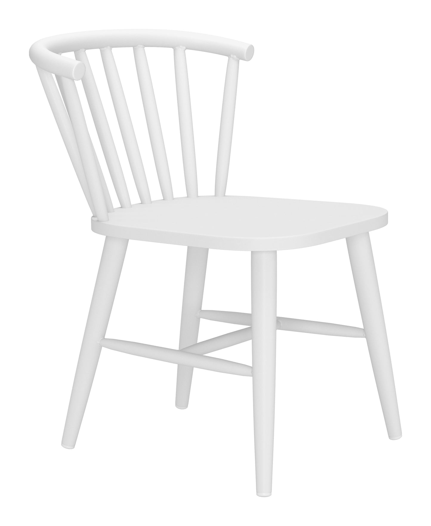 Shio Dining Chair White style shot 2